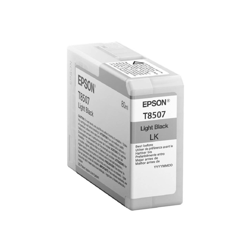 Original Epson Tintenpatrone C13T850700 / T8507 Foto Schwarz