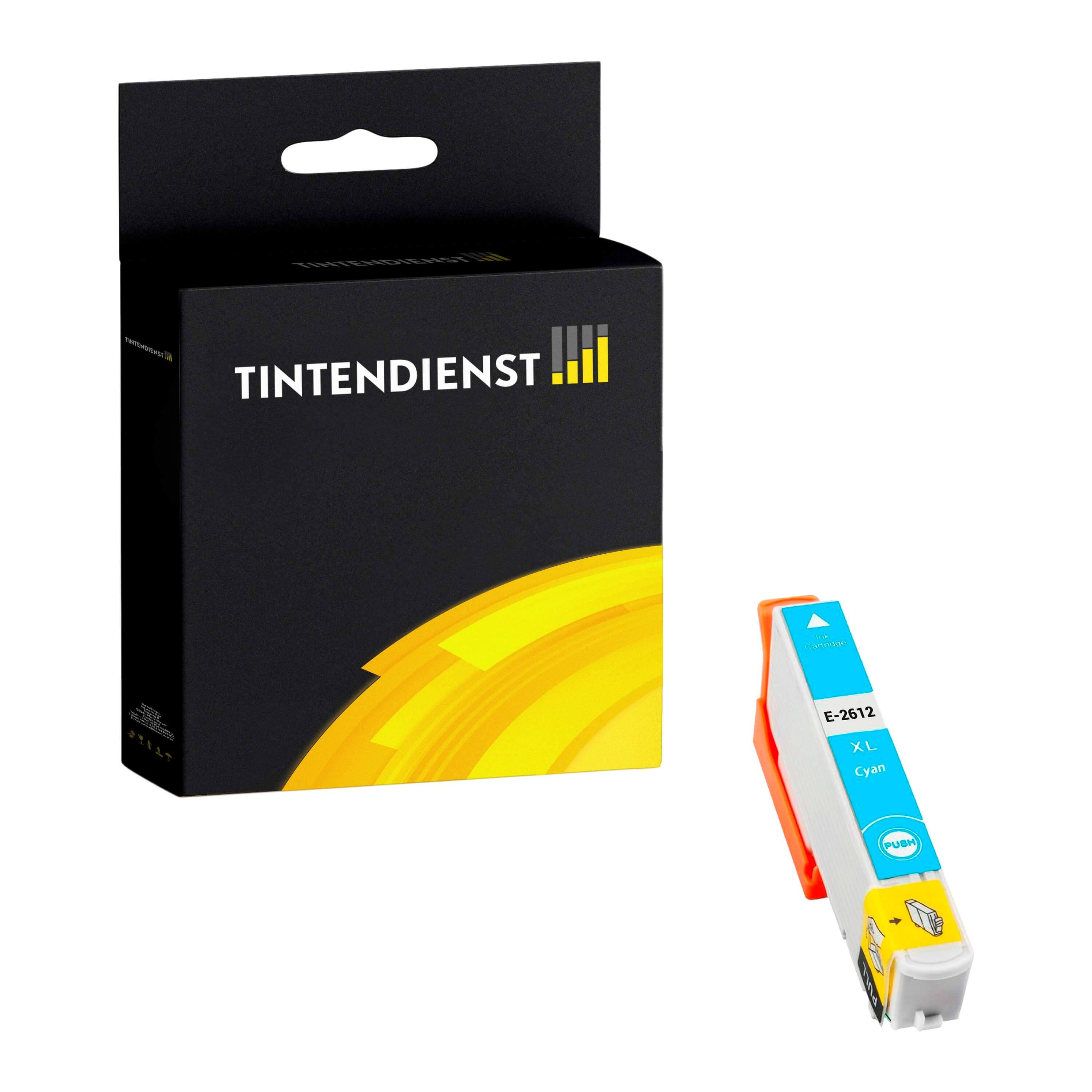 Tintendienst kompatibel für Epson Tintenpatrone C13T26124010 / 26 Cyan