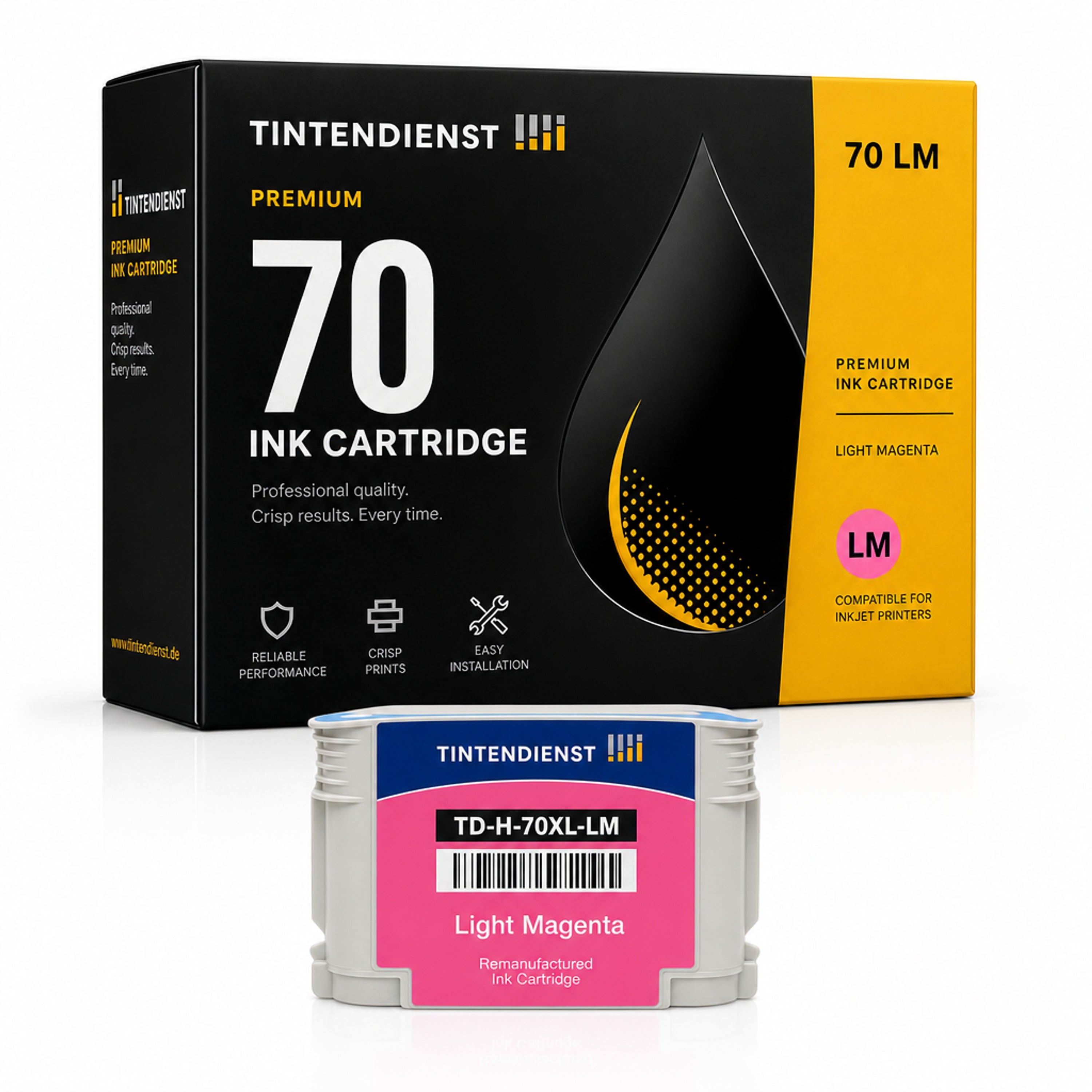 Druckerpatrone kompatibel zu HP 70, photo magenta