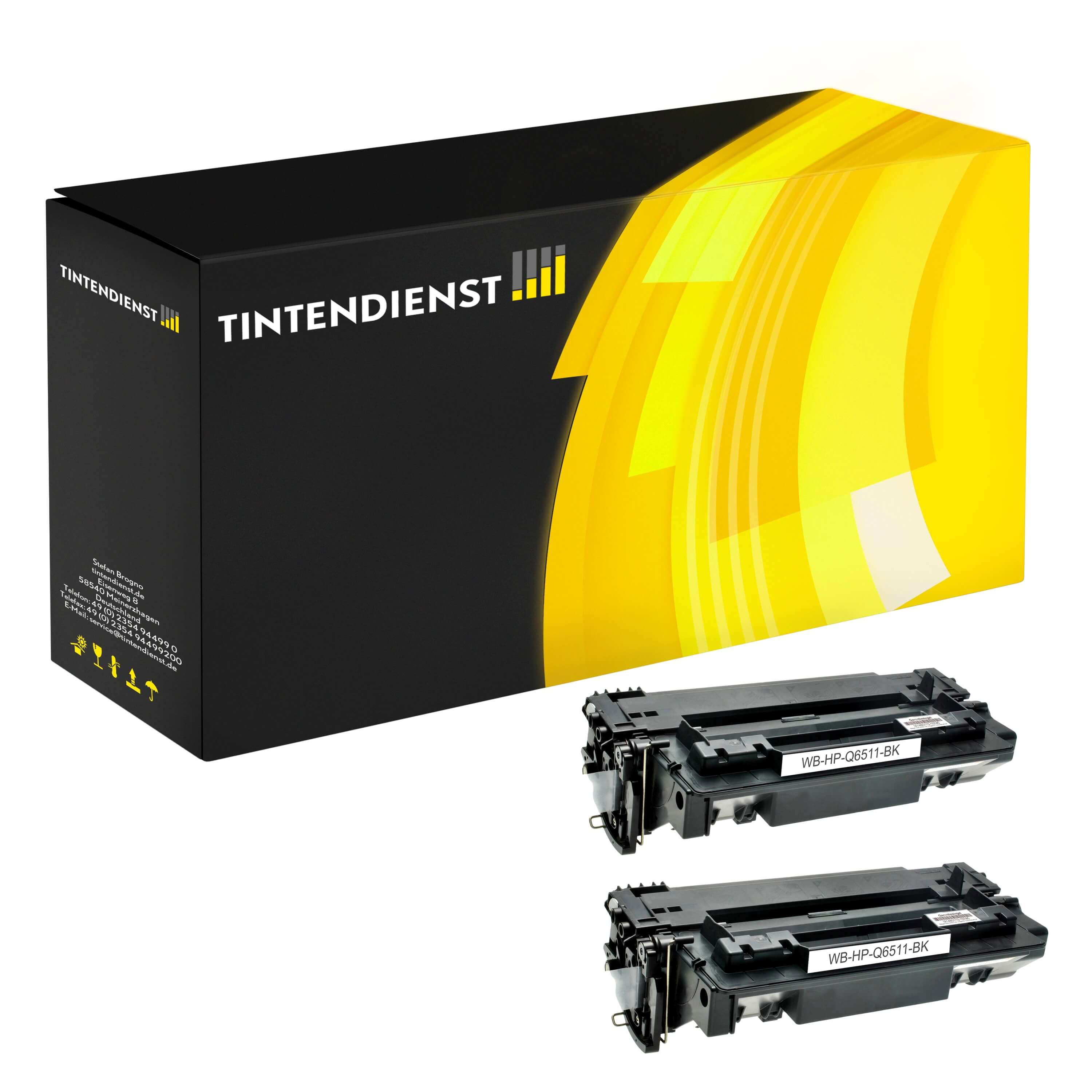 Set kompatibel zu HP 11XD, 2 Toner