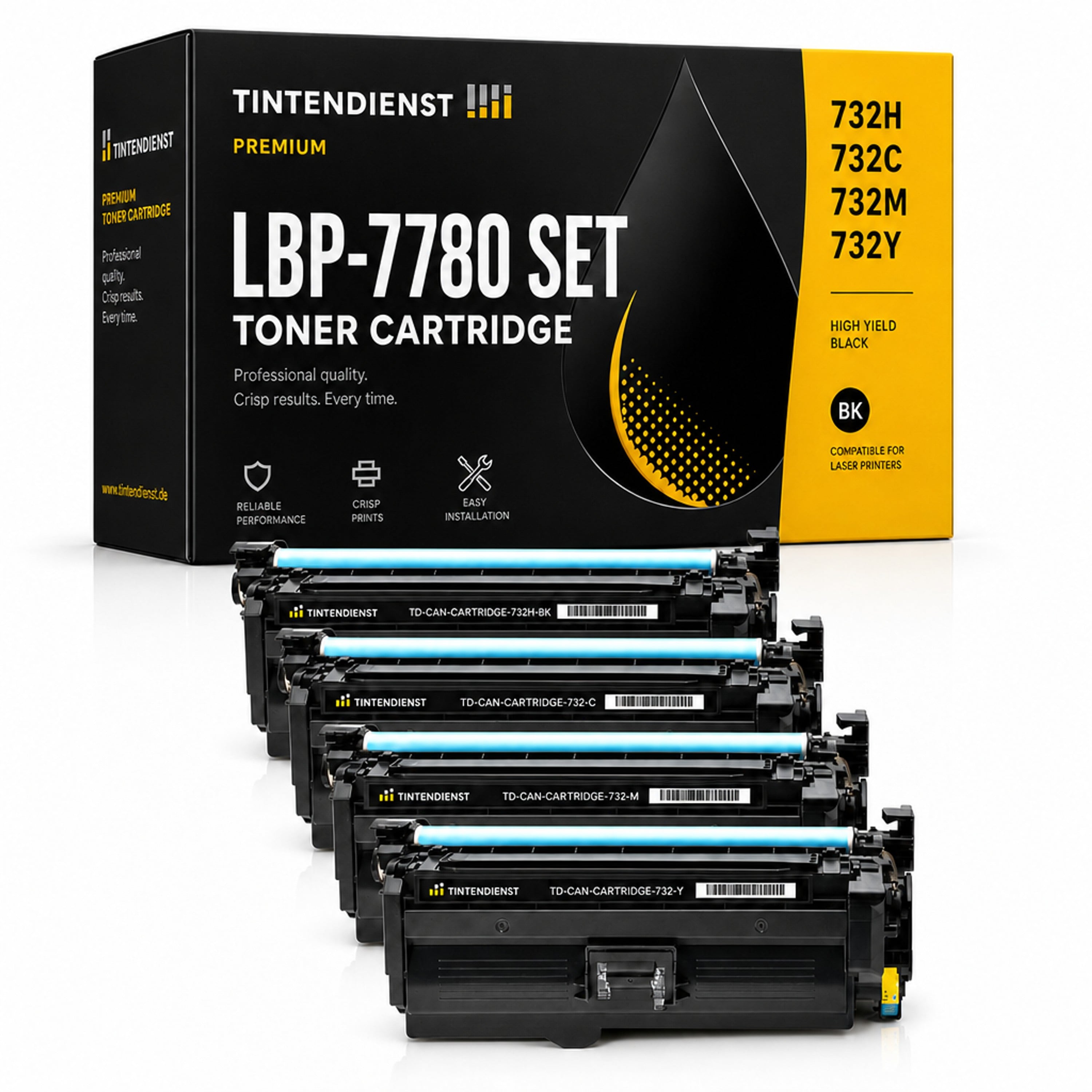 Set kompatibel zu Canon 6264B002, 4 Toner