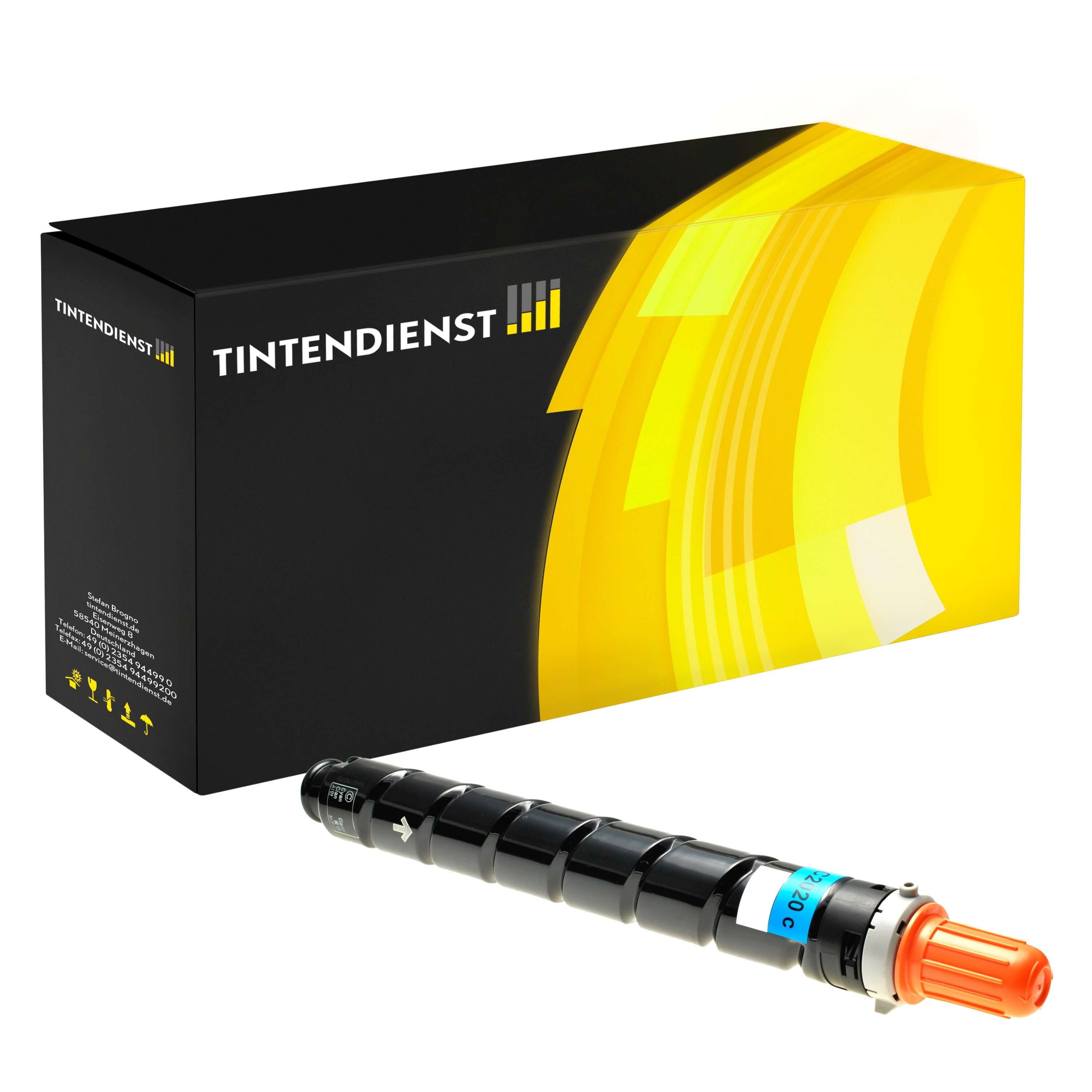 Toner kompatibel zu Canon C-EXV34, cyan