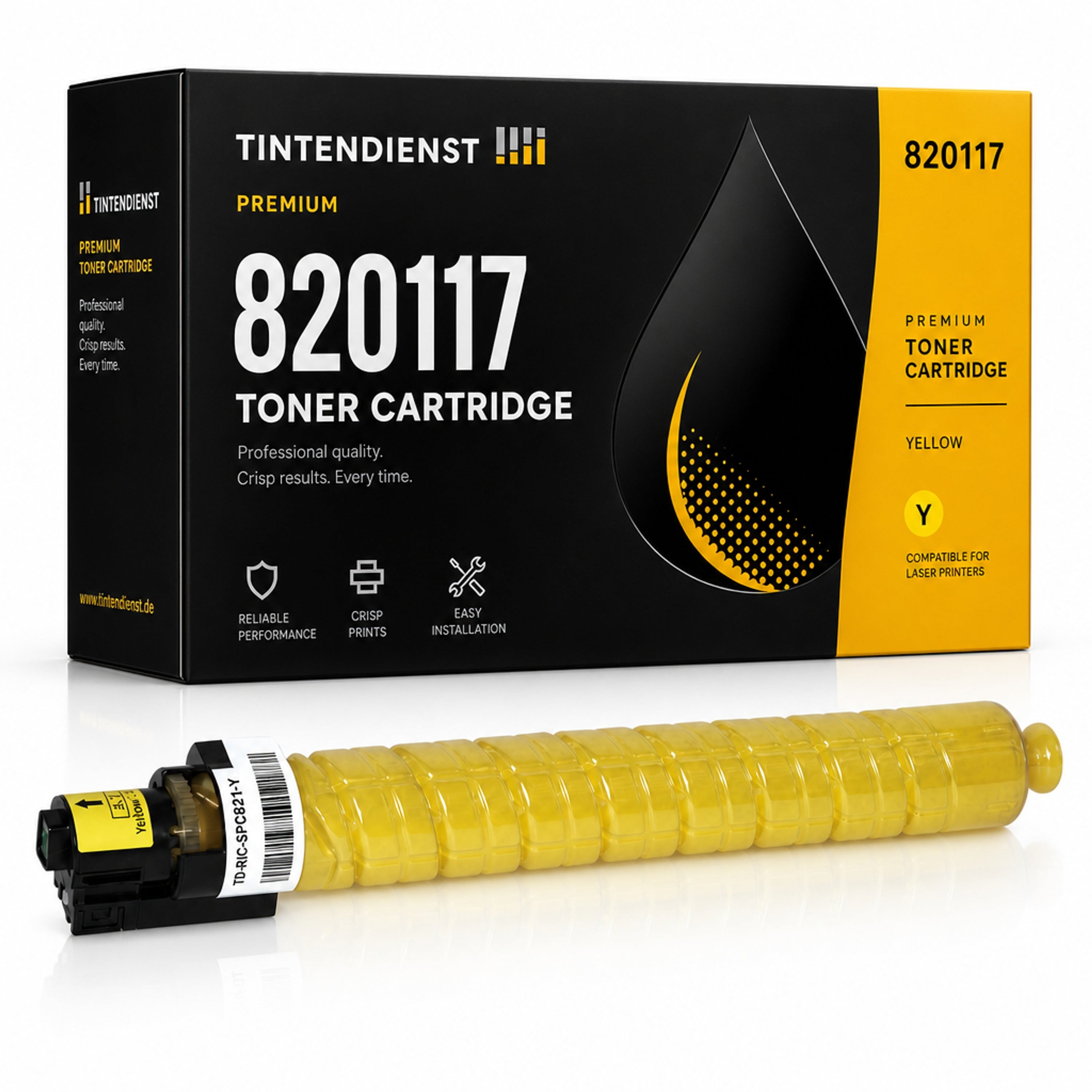 Toner kompatibel zu Ricoh 820117, gelb