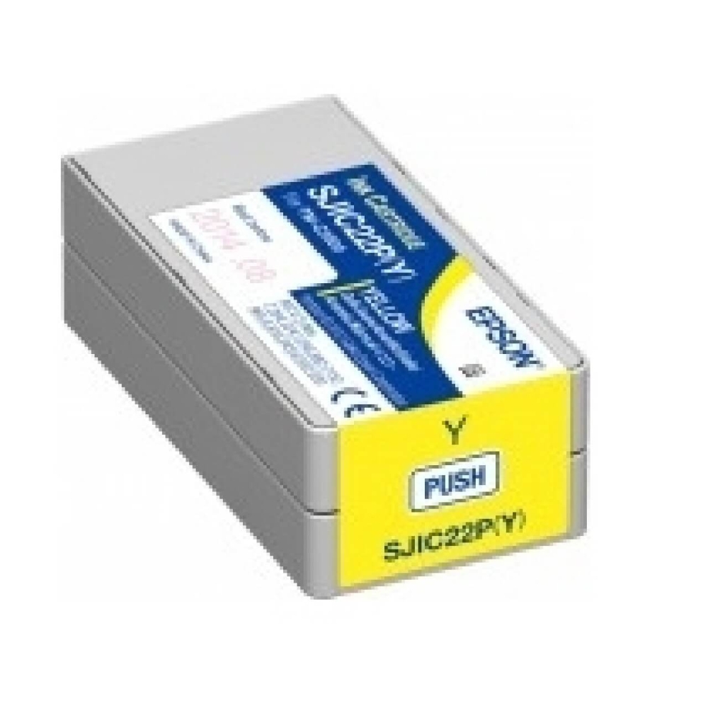 Original Epson Tintenpatrone C33S020604 / SJI-C-22-P-(Y) Gelb
