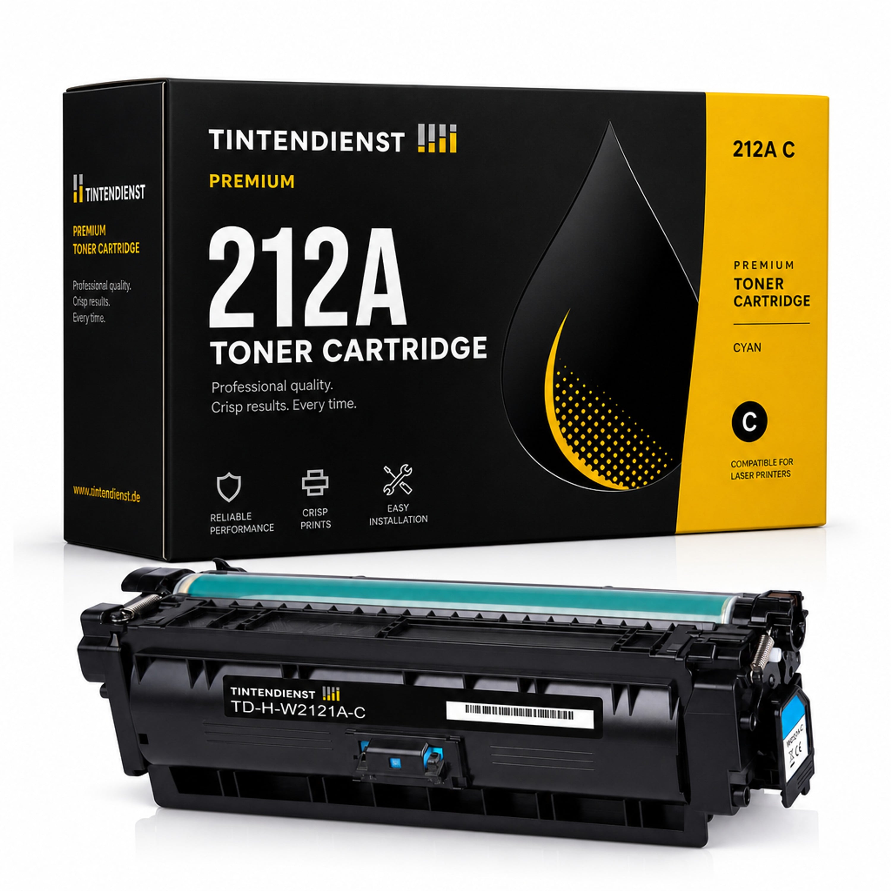 Toner kompatibel zu HP 212A, cyan