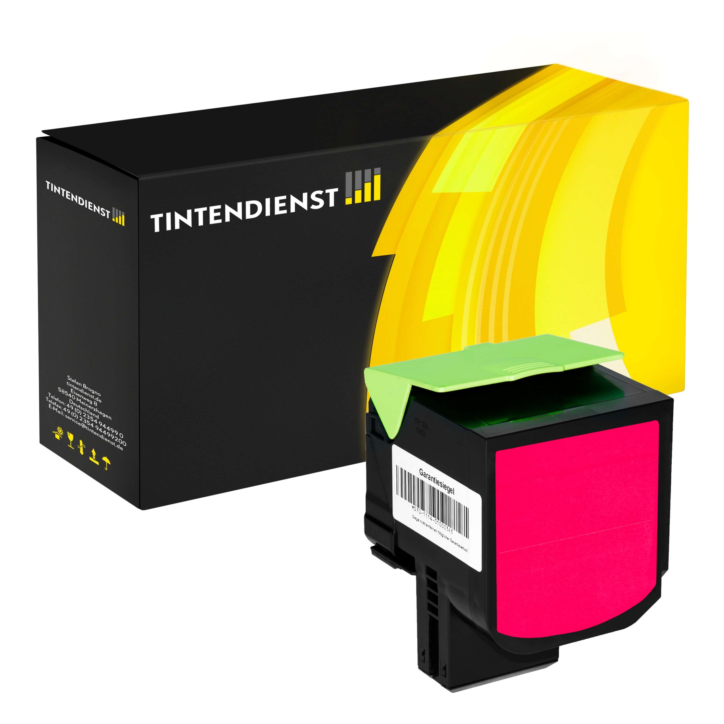 Toner kompatibel zu Lexmark 800X3, magenta