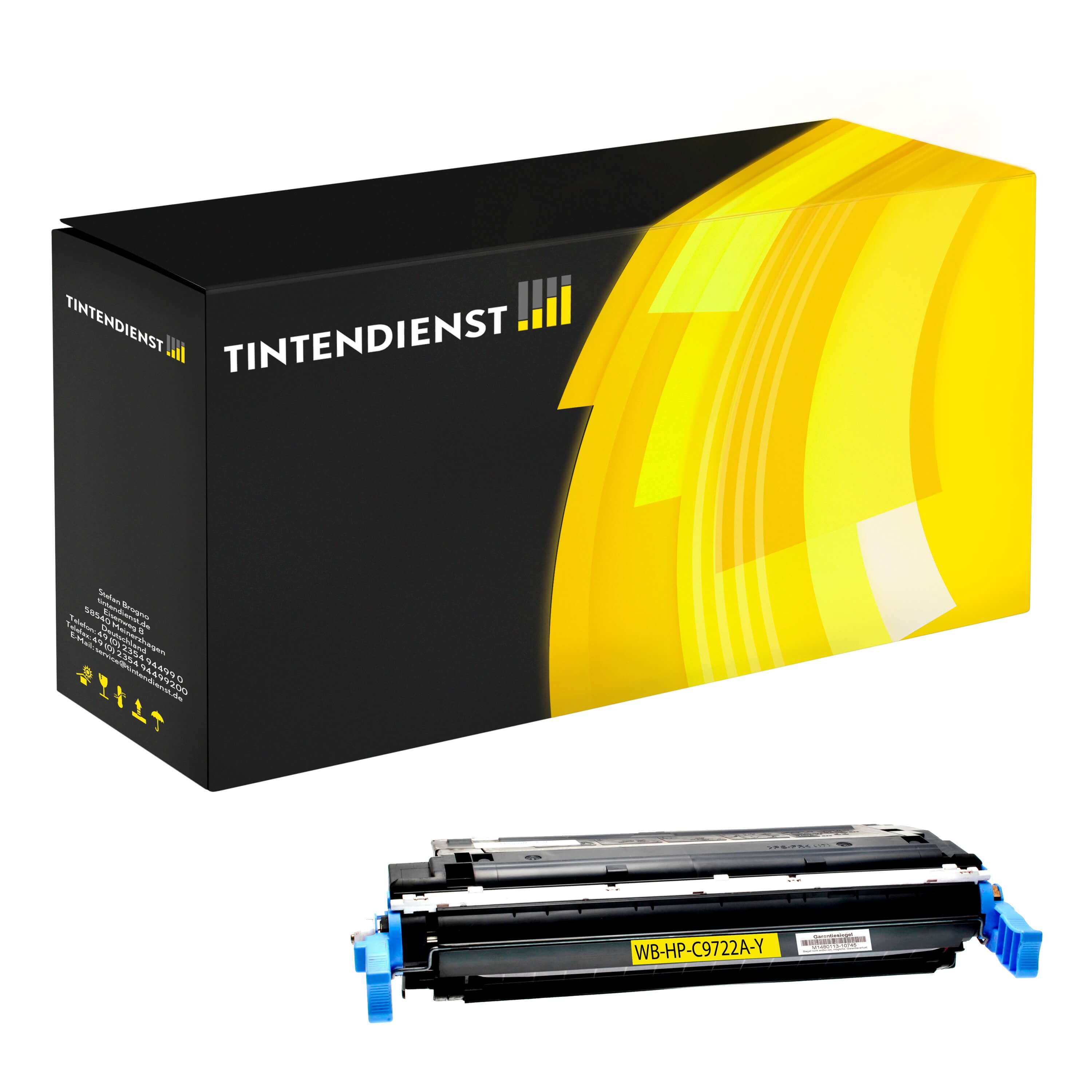 Toner kompatibel zu HP 641A, gelb