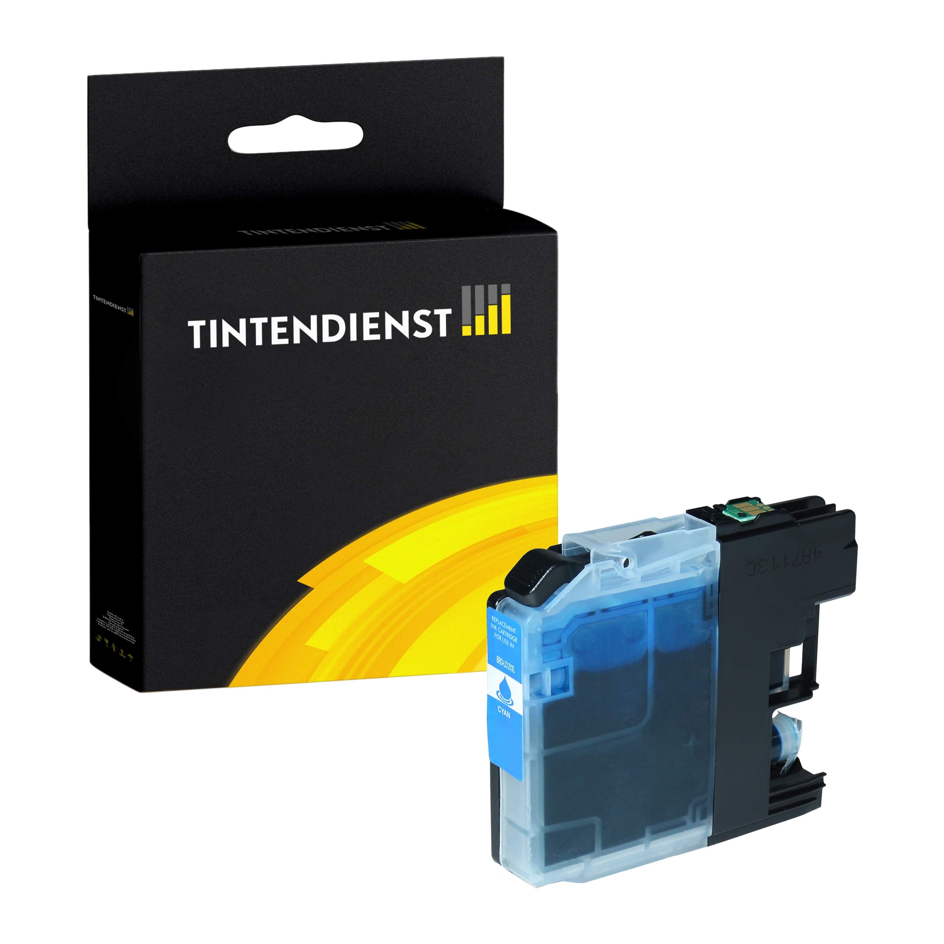 Tintendienst kompatibel für Brother Tintenpatrone LC-121C Cyan
