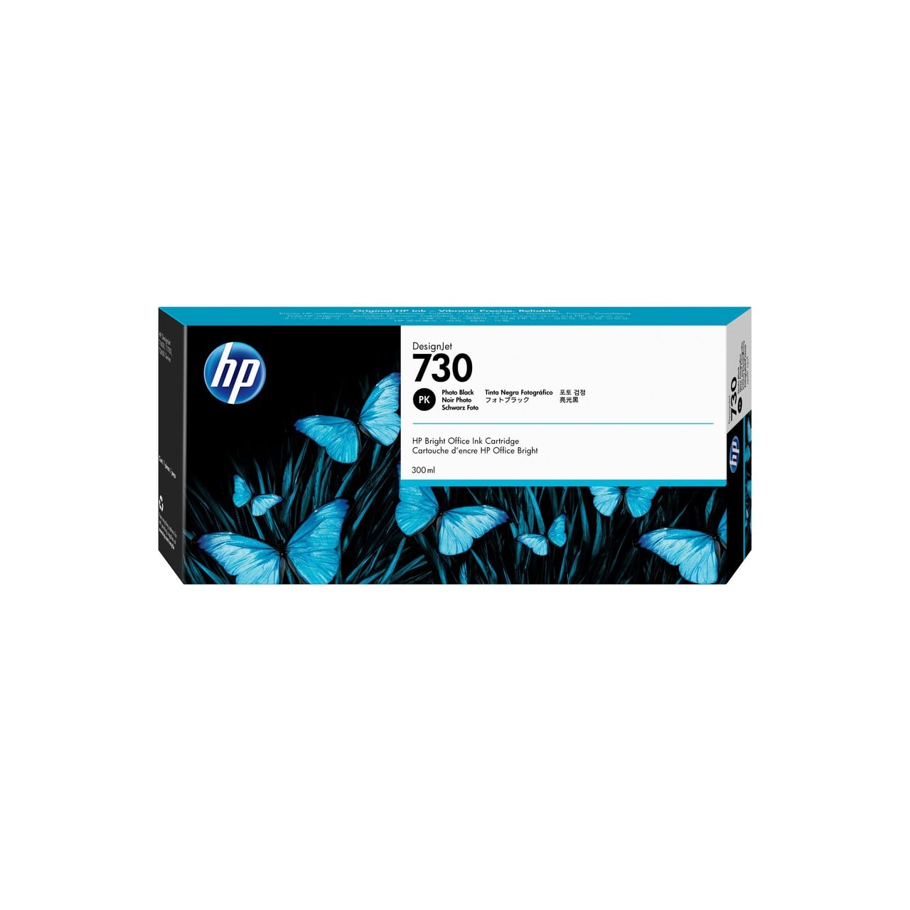 HP 730 Druckerpatrone (P2V73A) schwarz – Original HP