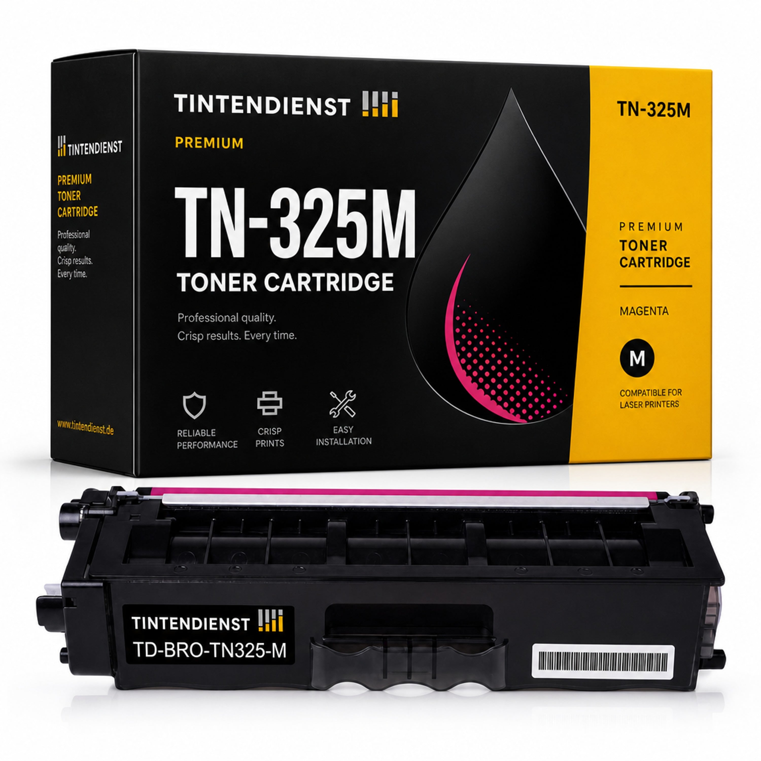 Toner kompatibel zu Brother TN-325M, magenta