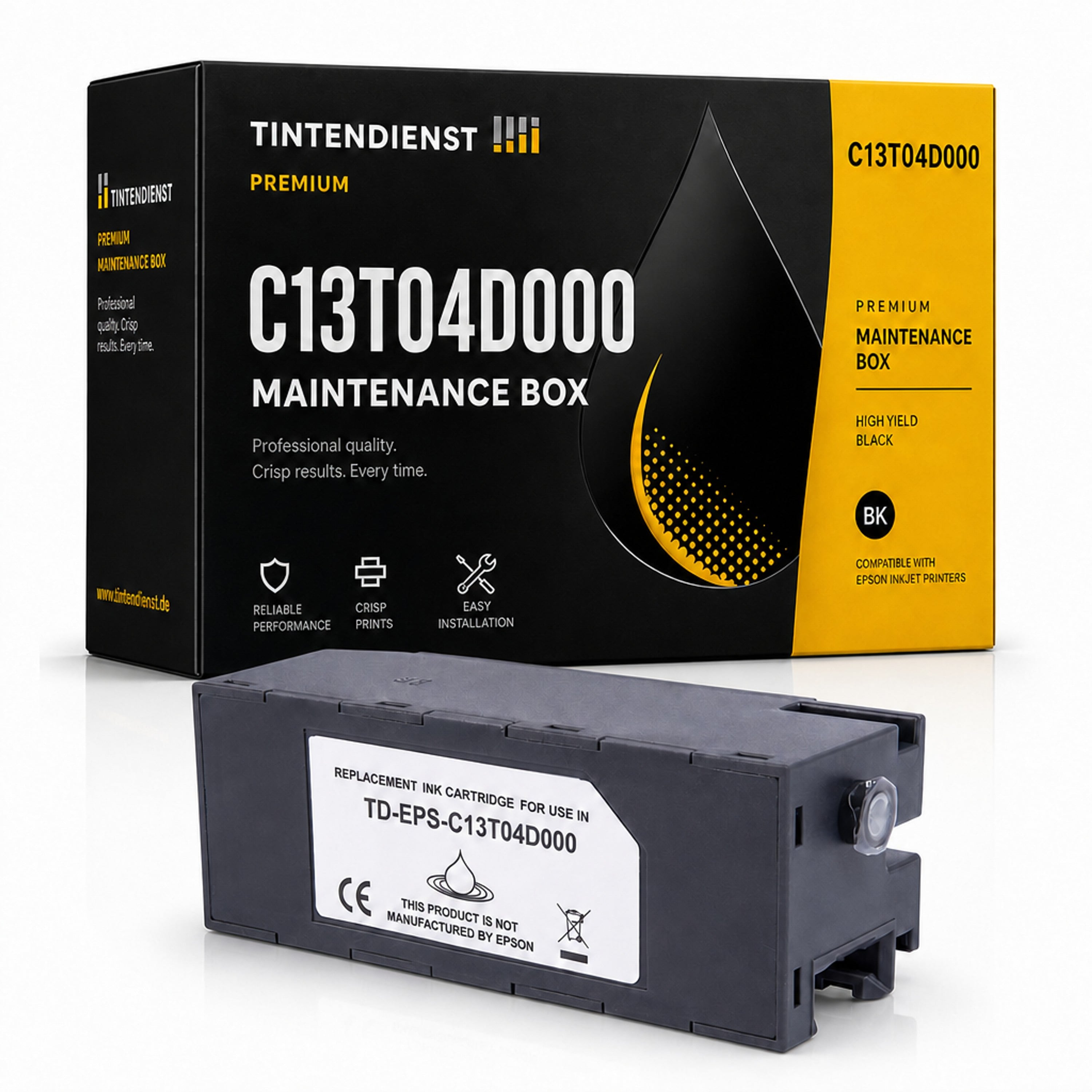Resttintenbehälter kompatibel zu Epson C13T04D000