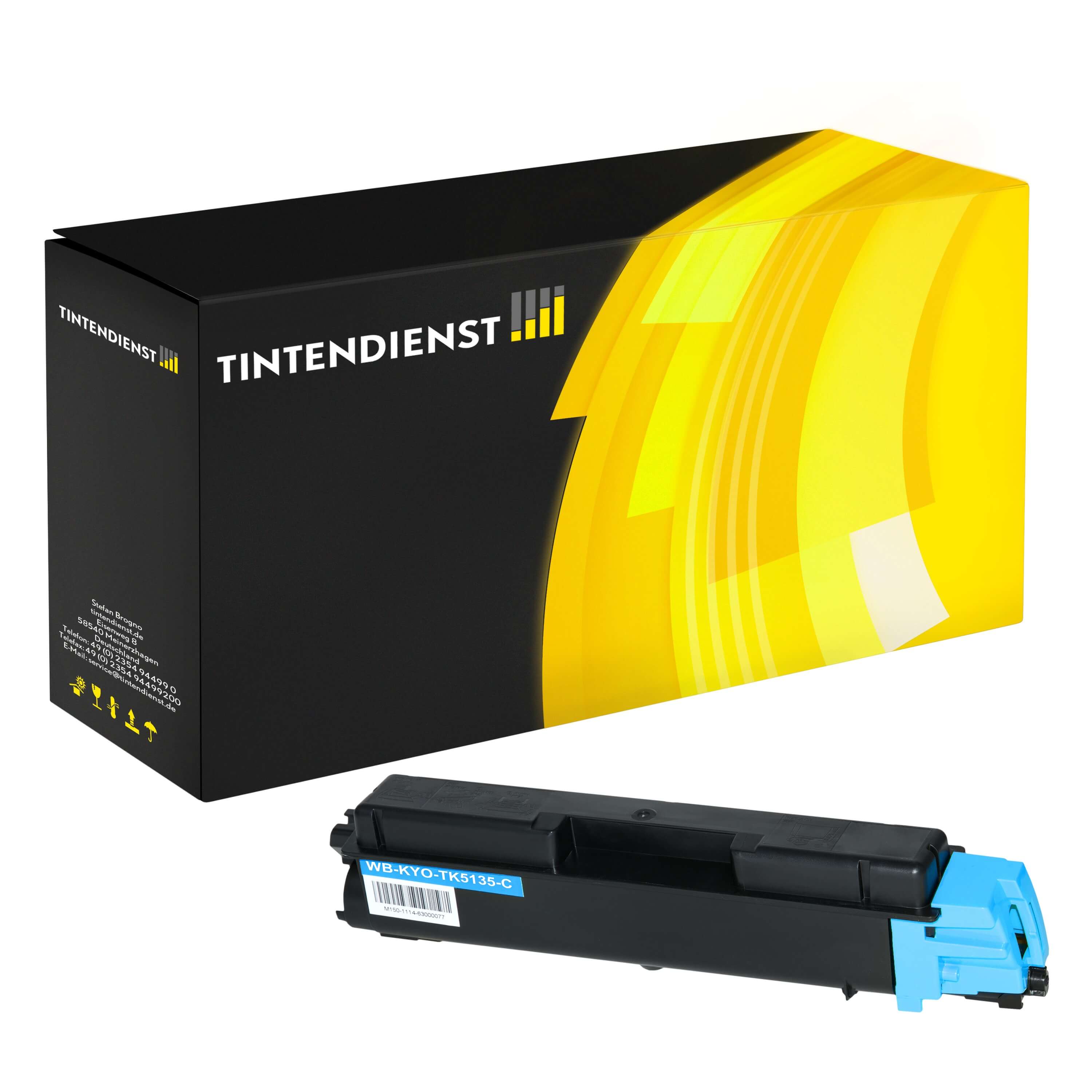 Toner kompatibel zu Kyocera TK-5135C, cyan