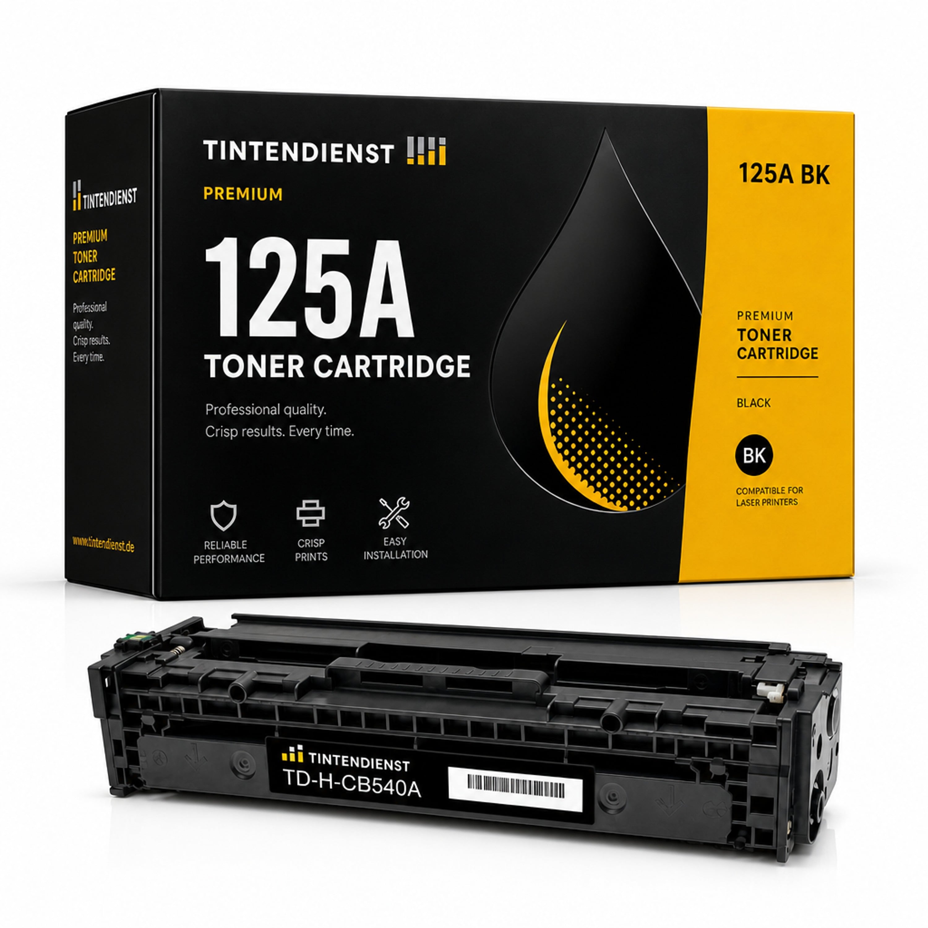 Toner kompatibel zu HP 125A, schwarz