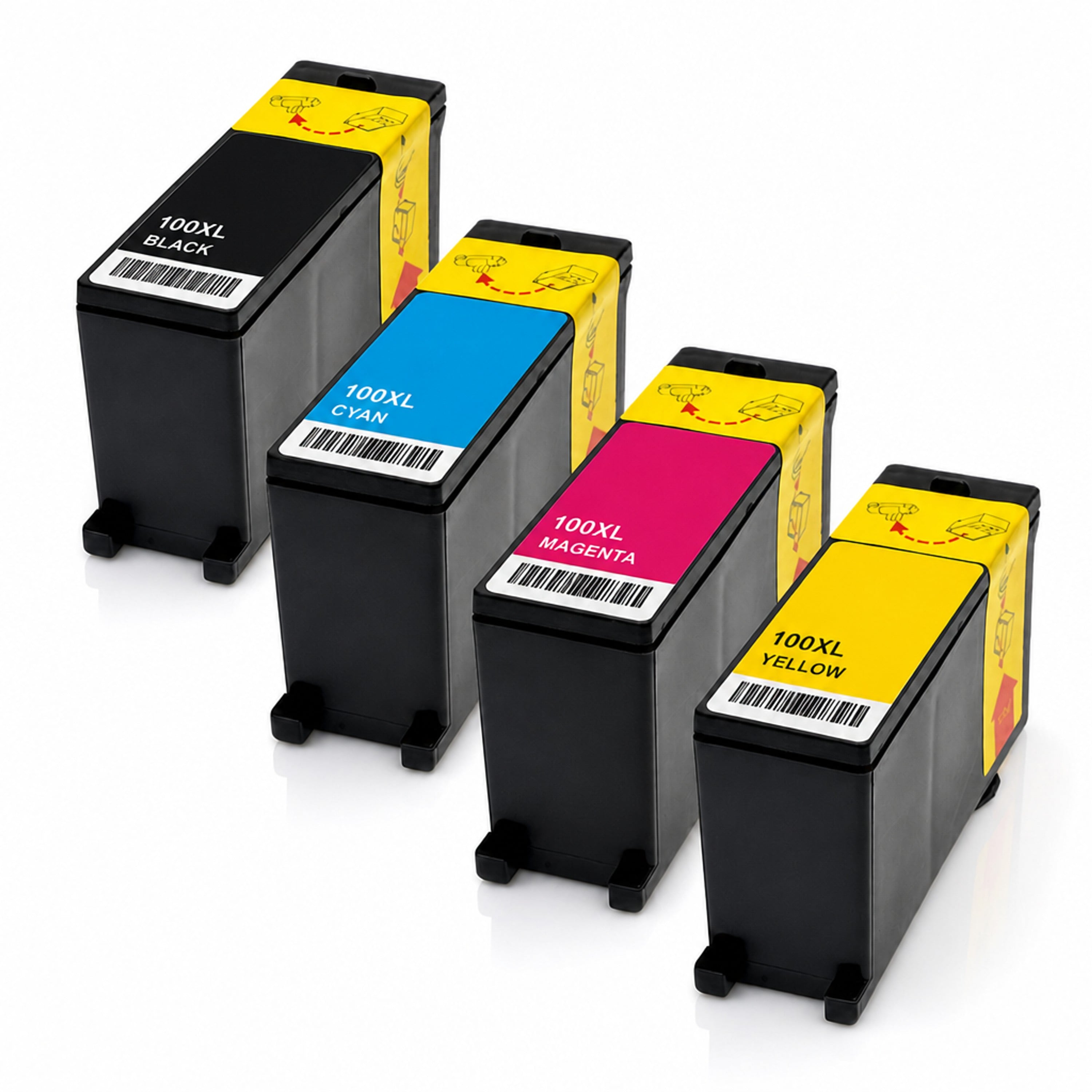 Multipack - Druckerpatrone ersetzt Lexmark 14N1092E, 4 Patronen