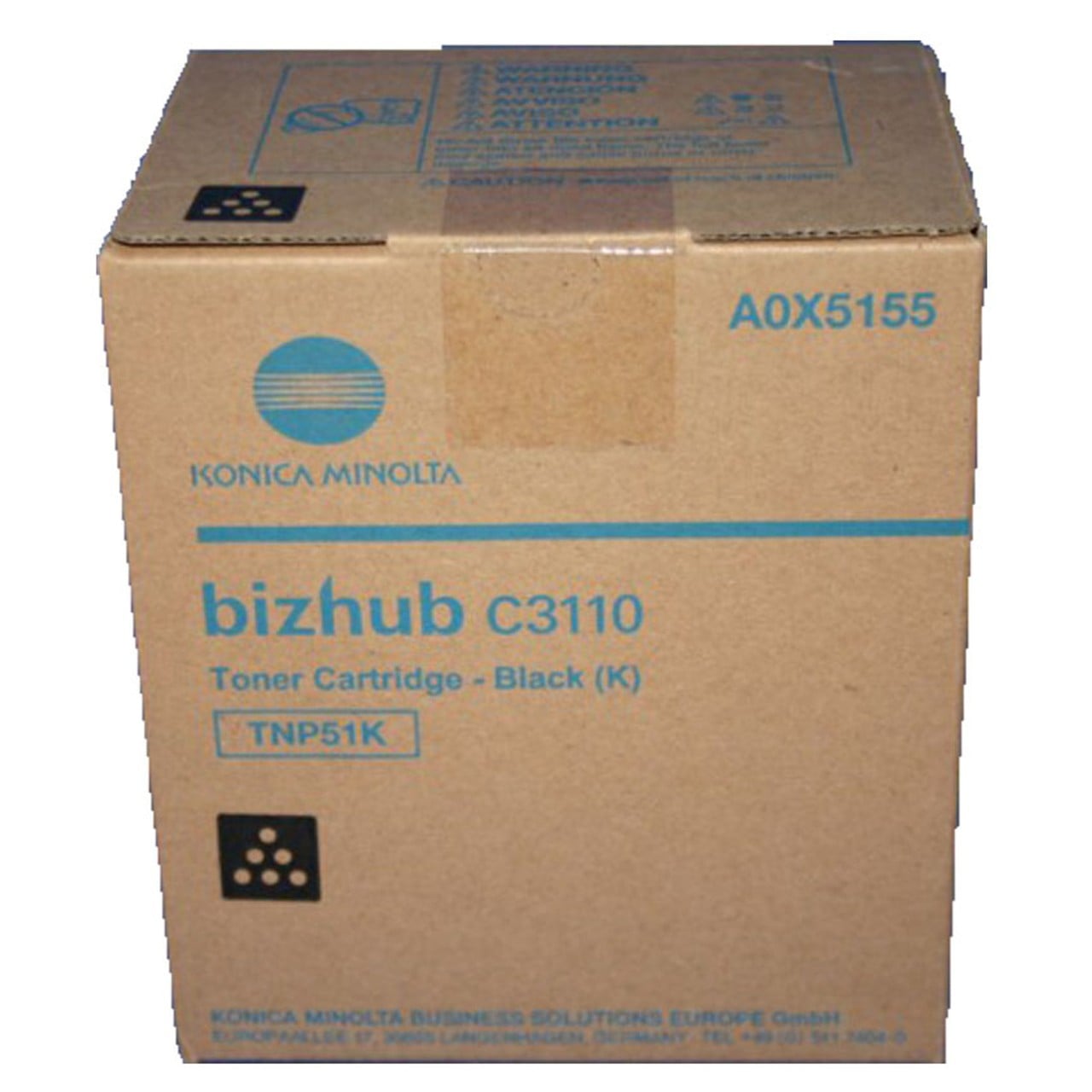 Konica Minolta A0X5155 Toner schwarz – Original Konica Minolta