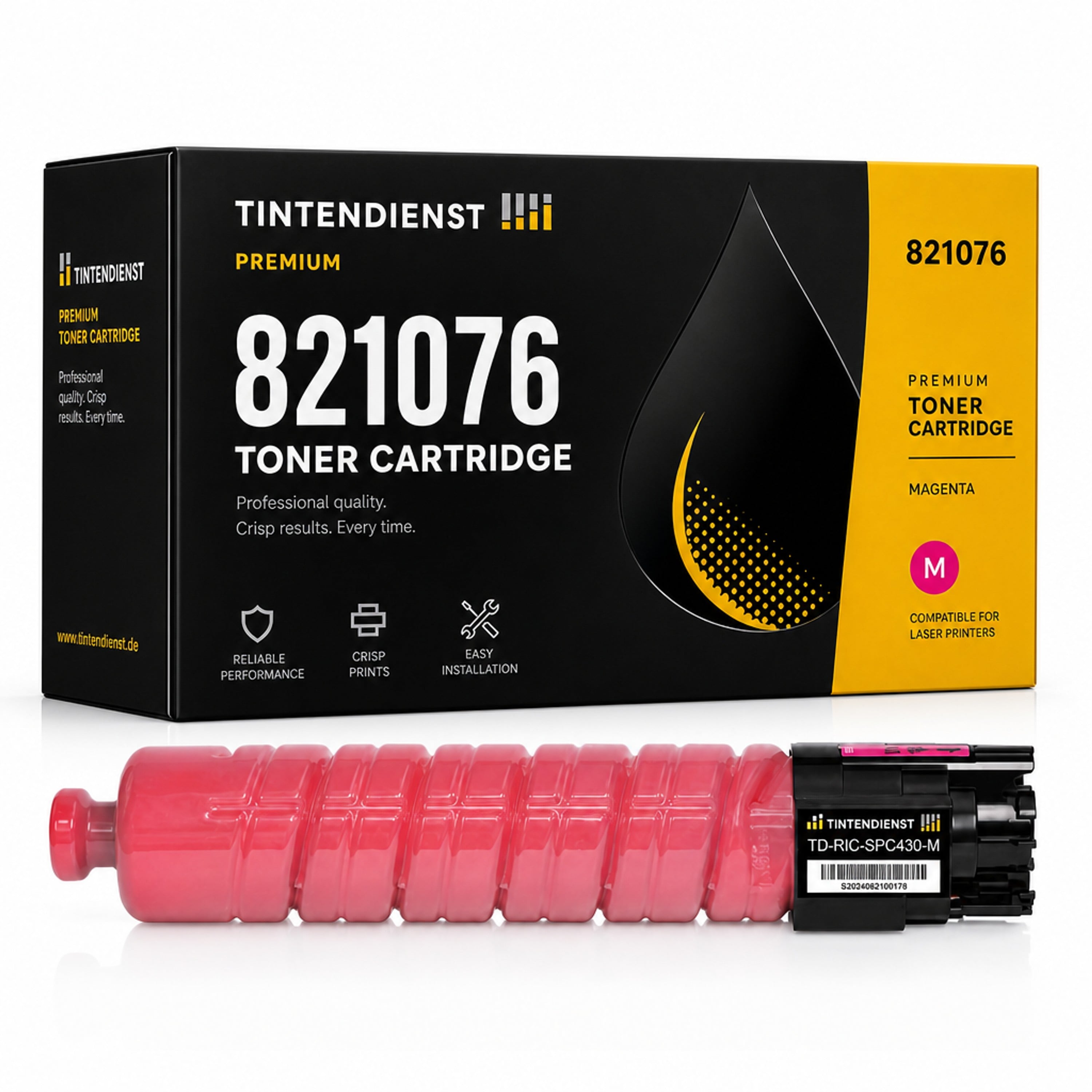 Toner kompatibel zu Ricoh 821076, magenta