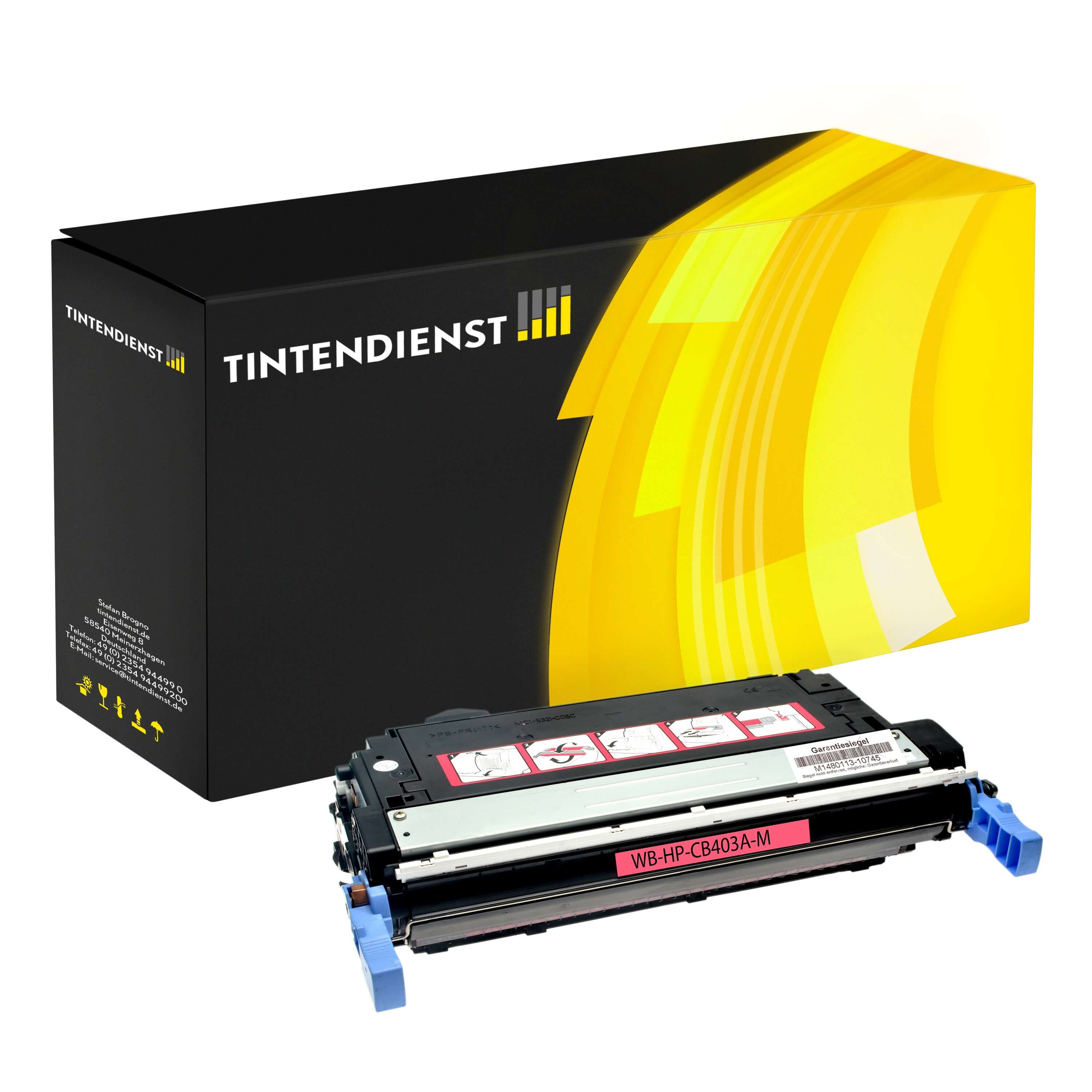 Toner kompatibel zu HP 642A, magenta