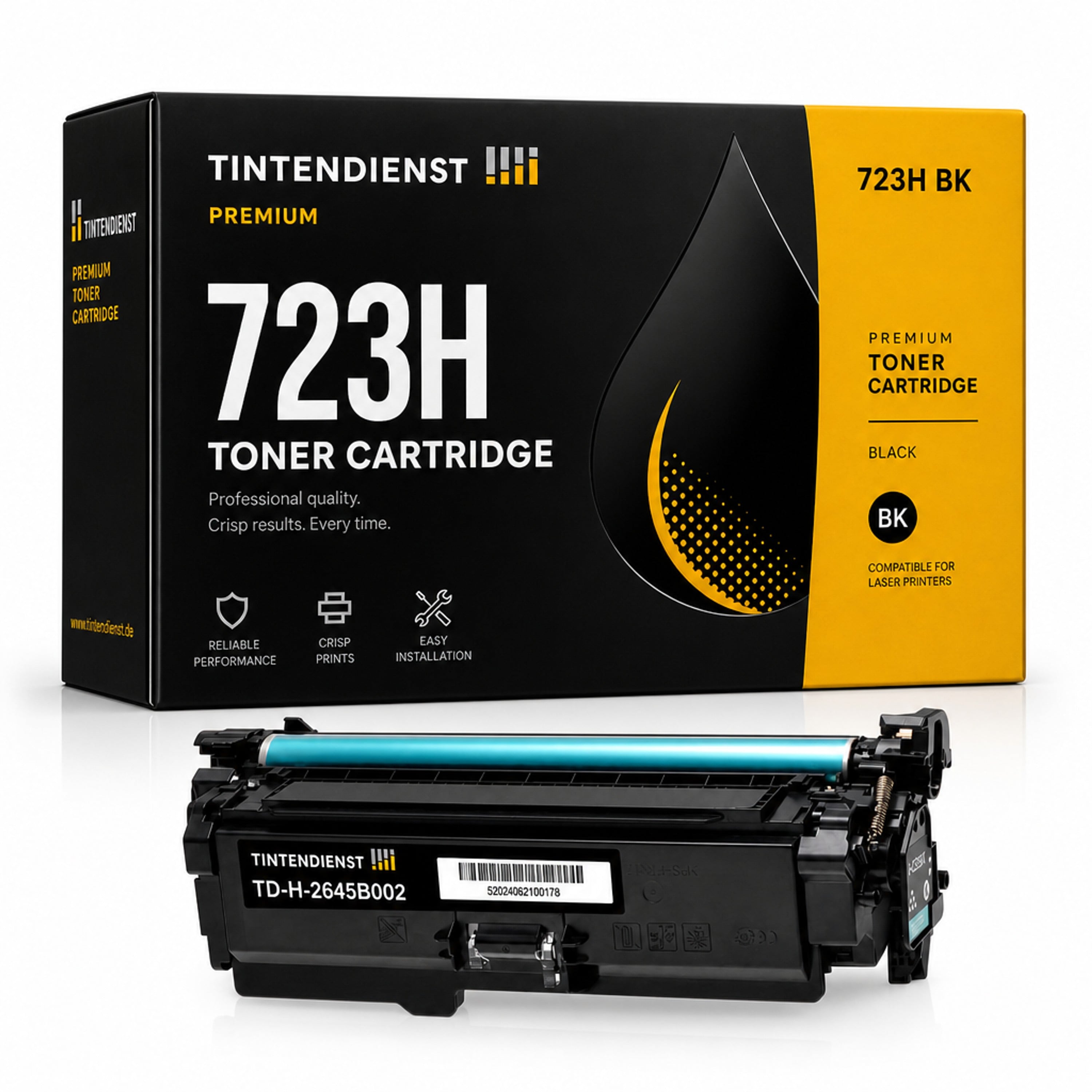 Toner kompatibel zu Canon 723H, schwarz