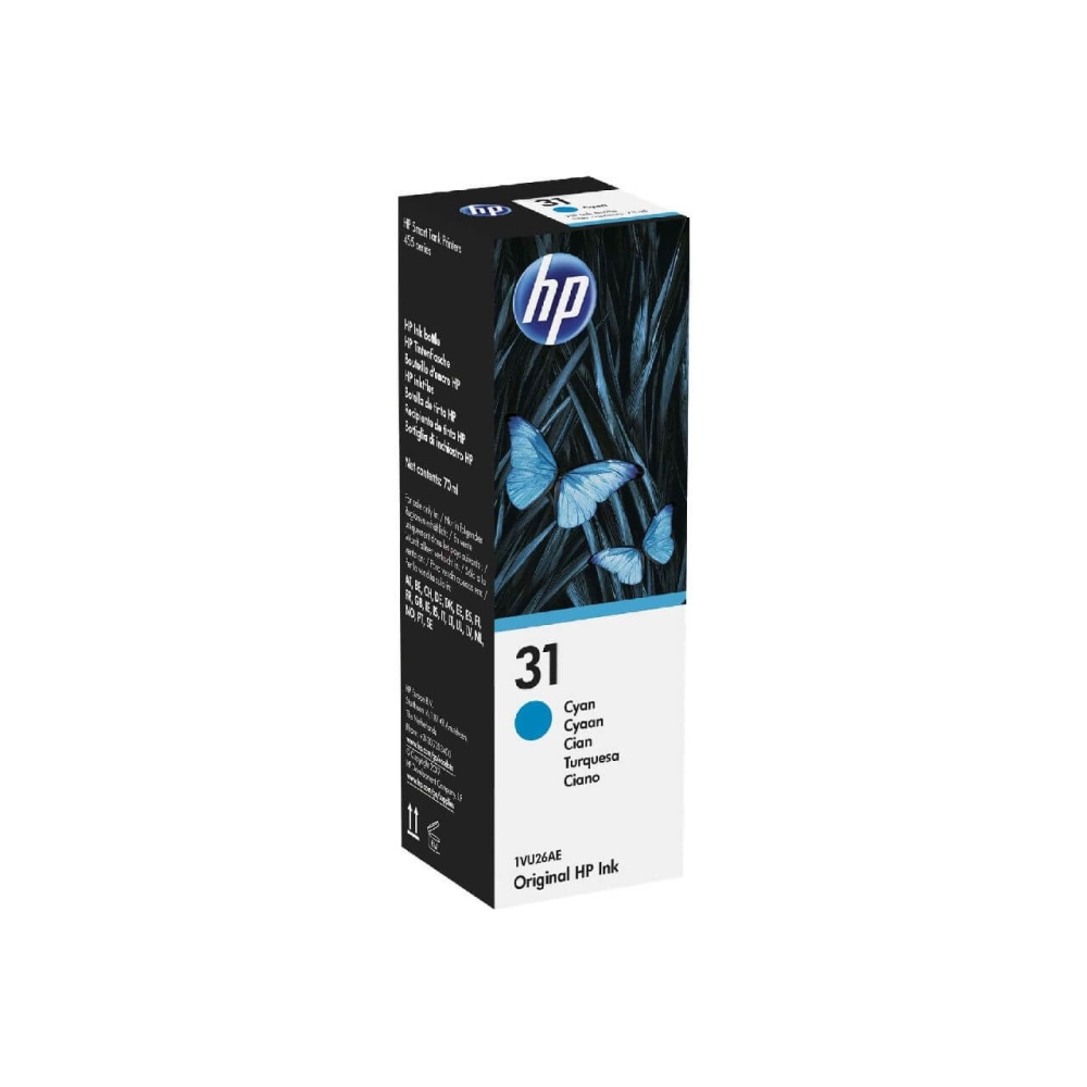 Original HP Tintenpatrone 1VU26AE / 31 Cyan