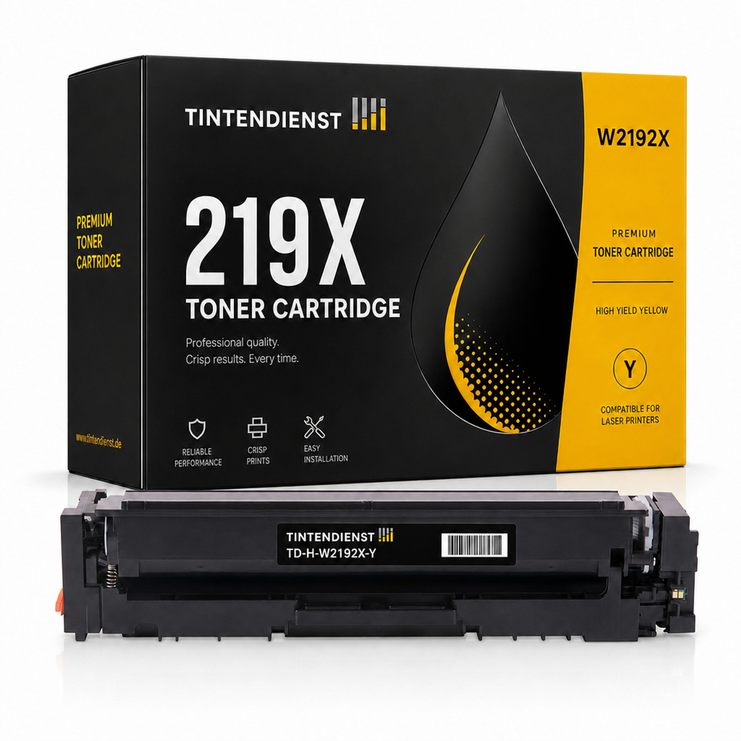 Toner kompatibel zu HP 219X, gelb