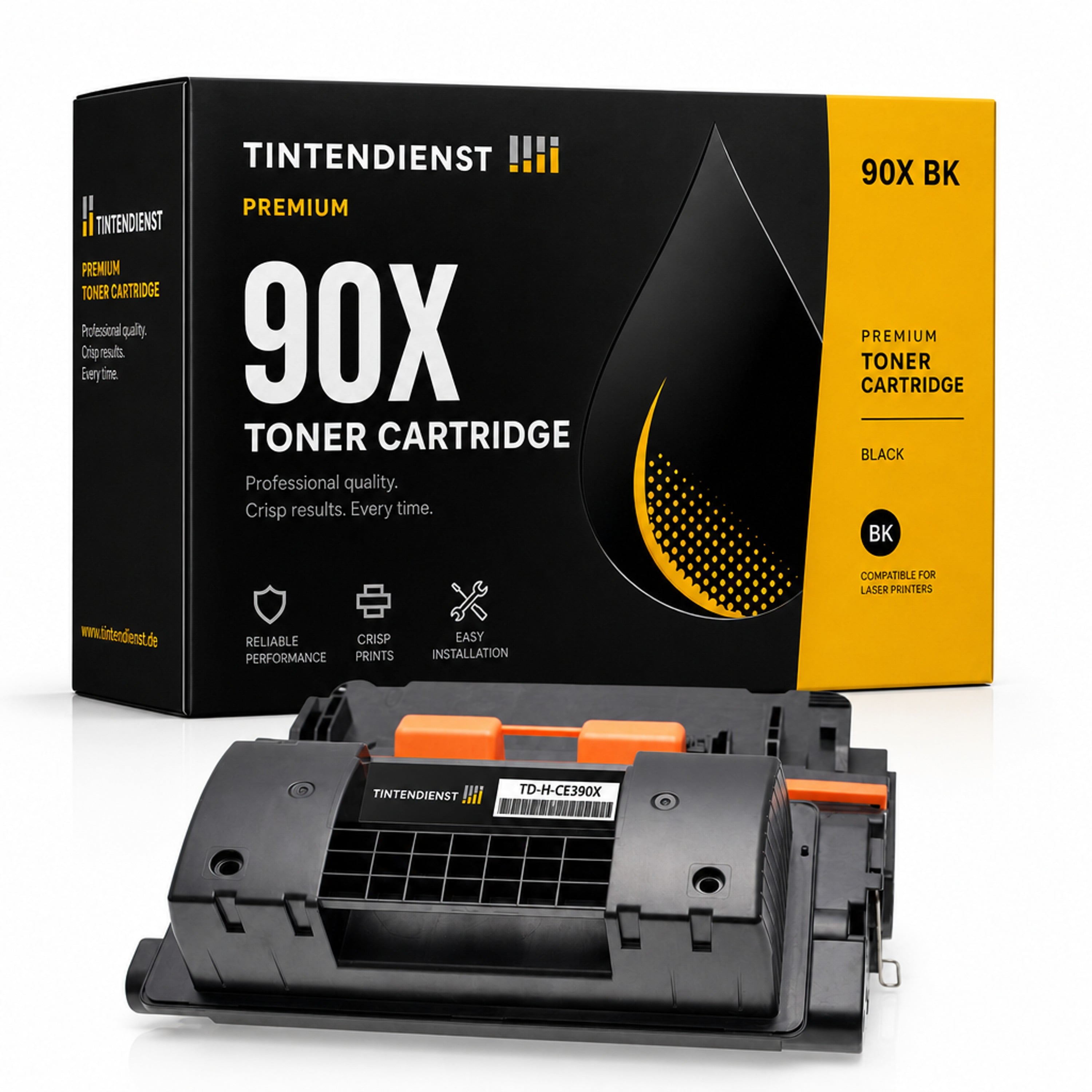 Toner kompatibel zu HP 90X, schwarz