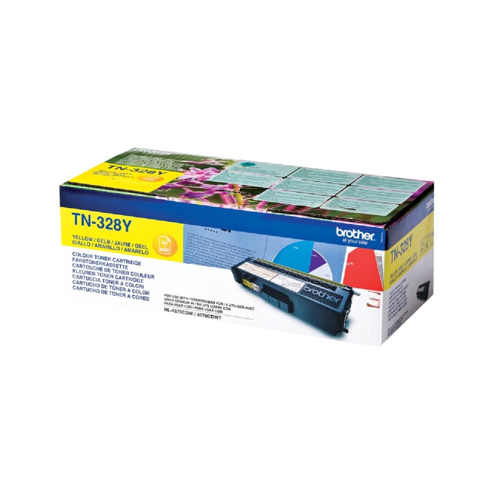 Original Toner für Brother TN-328Y