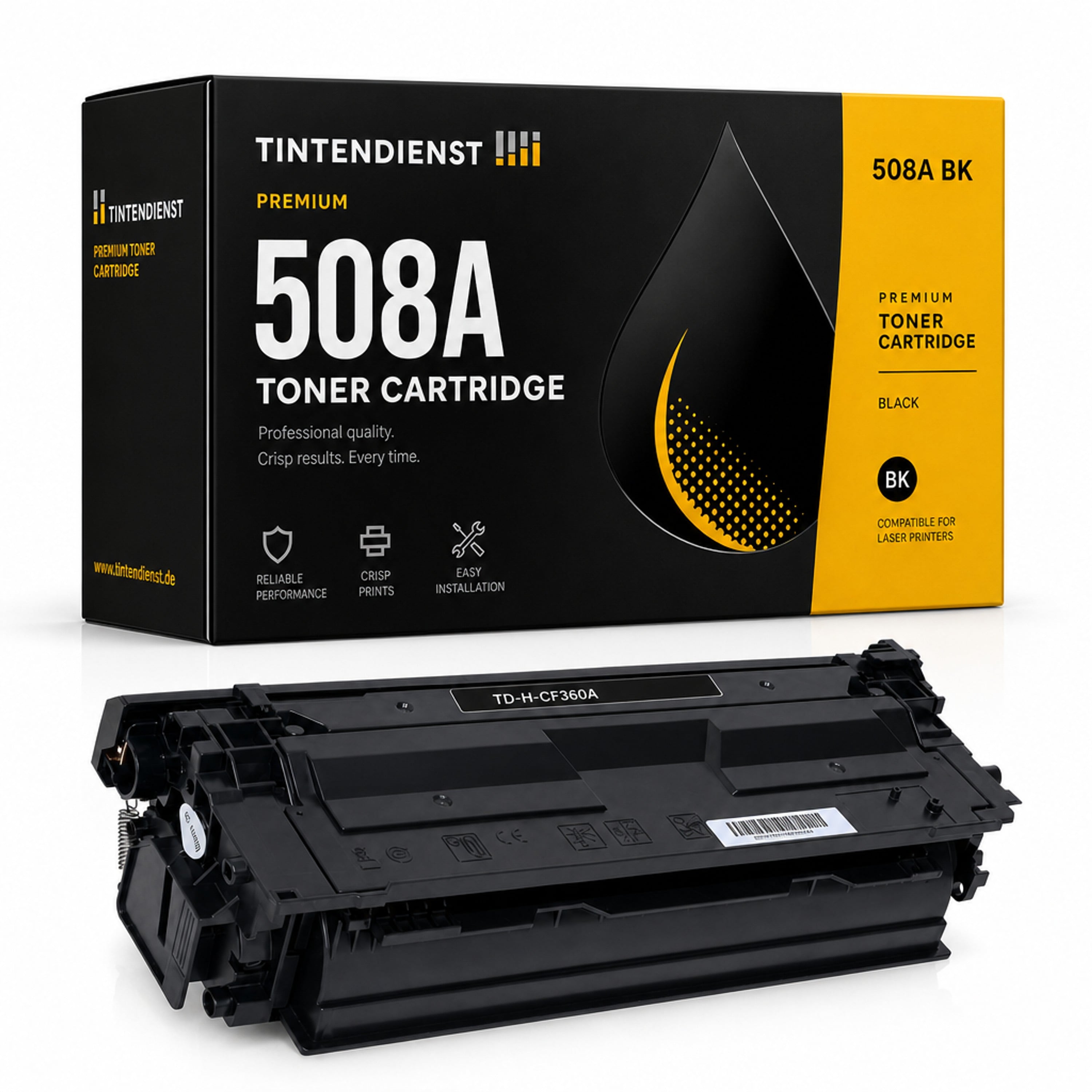 Toner kompatibel zu HP 508A, schwarz