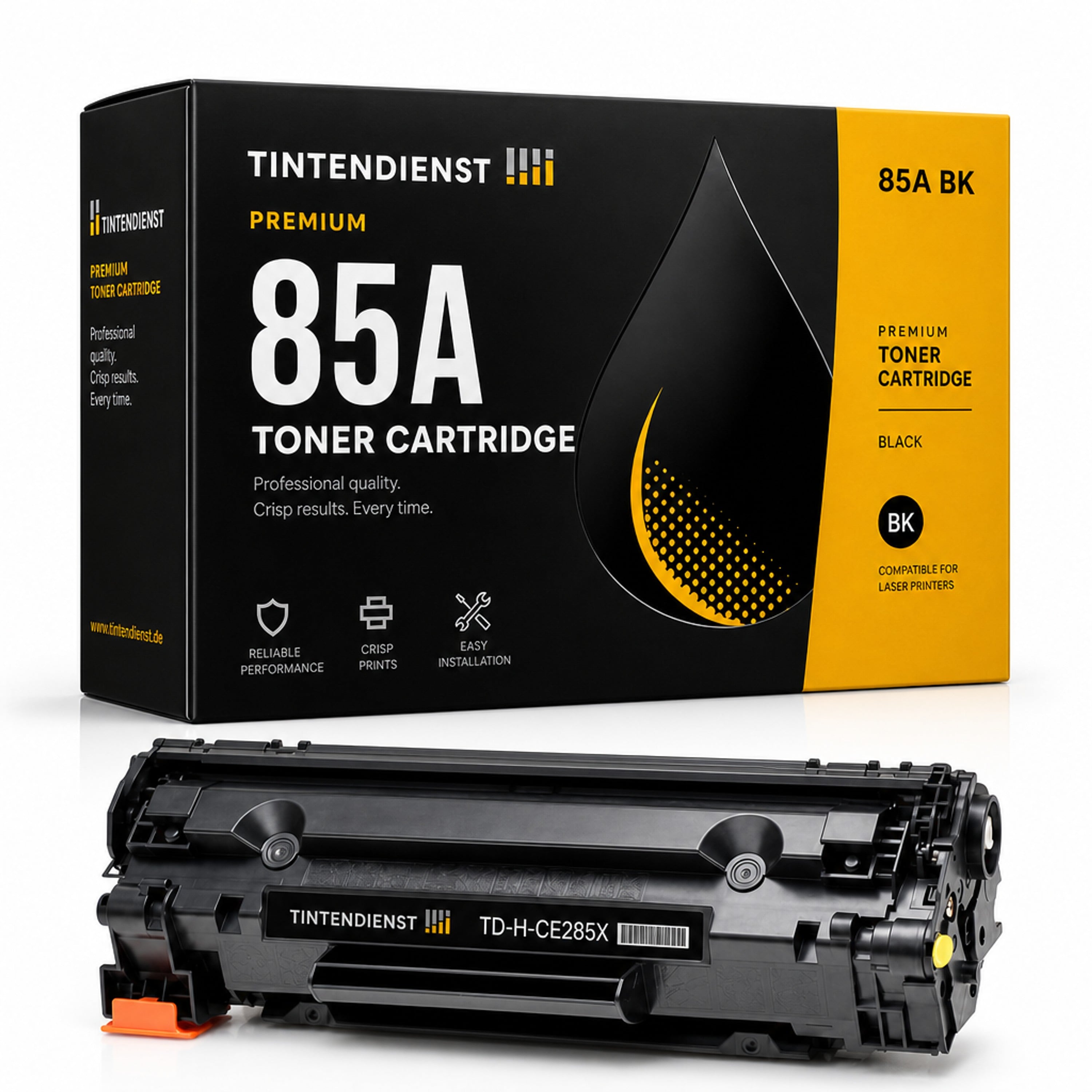 Toner kompatibel zu HP 85A, schwarz