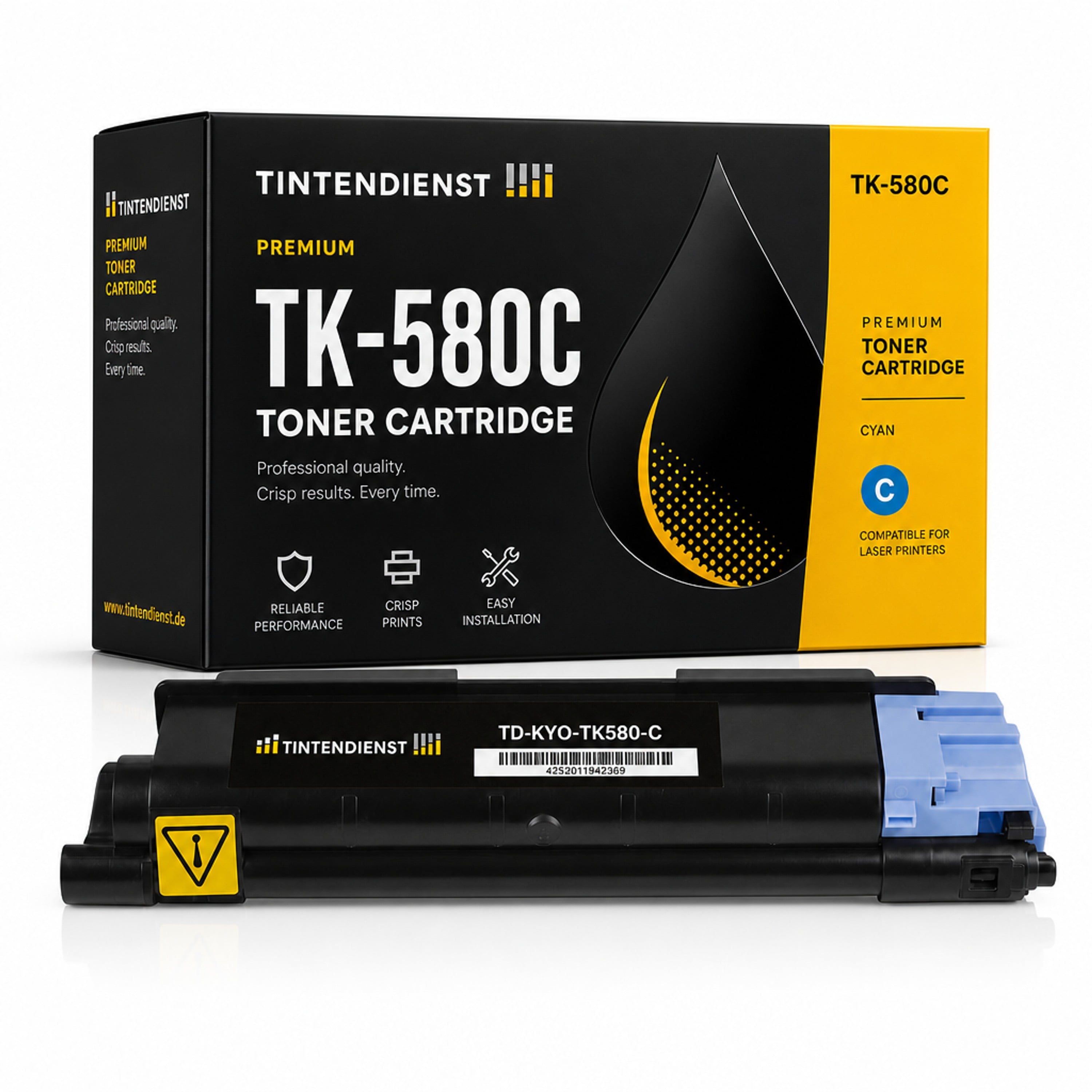Toner kompatibel zu Kyocera TK-580C, cyan
