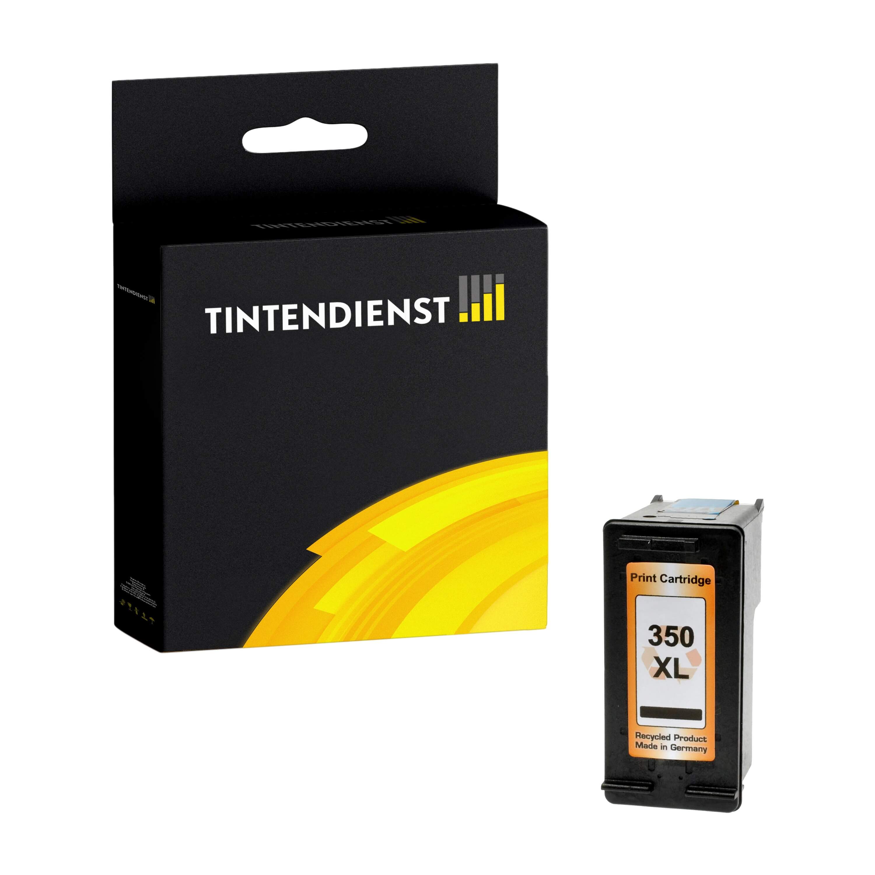HP 350XL Druckerpatrone (CB336EE) schwarz XL – Tintendienst kompatibel
