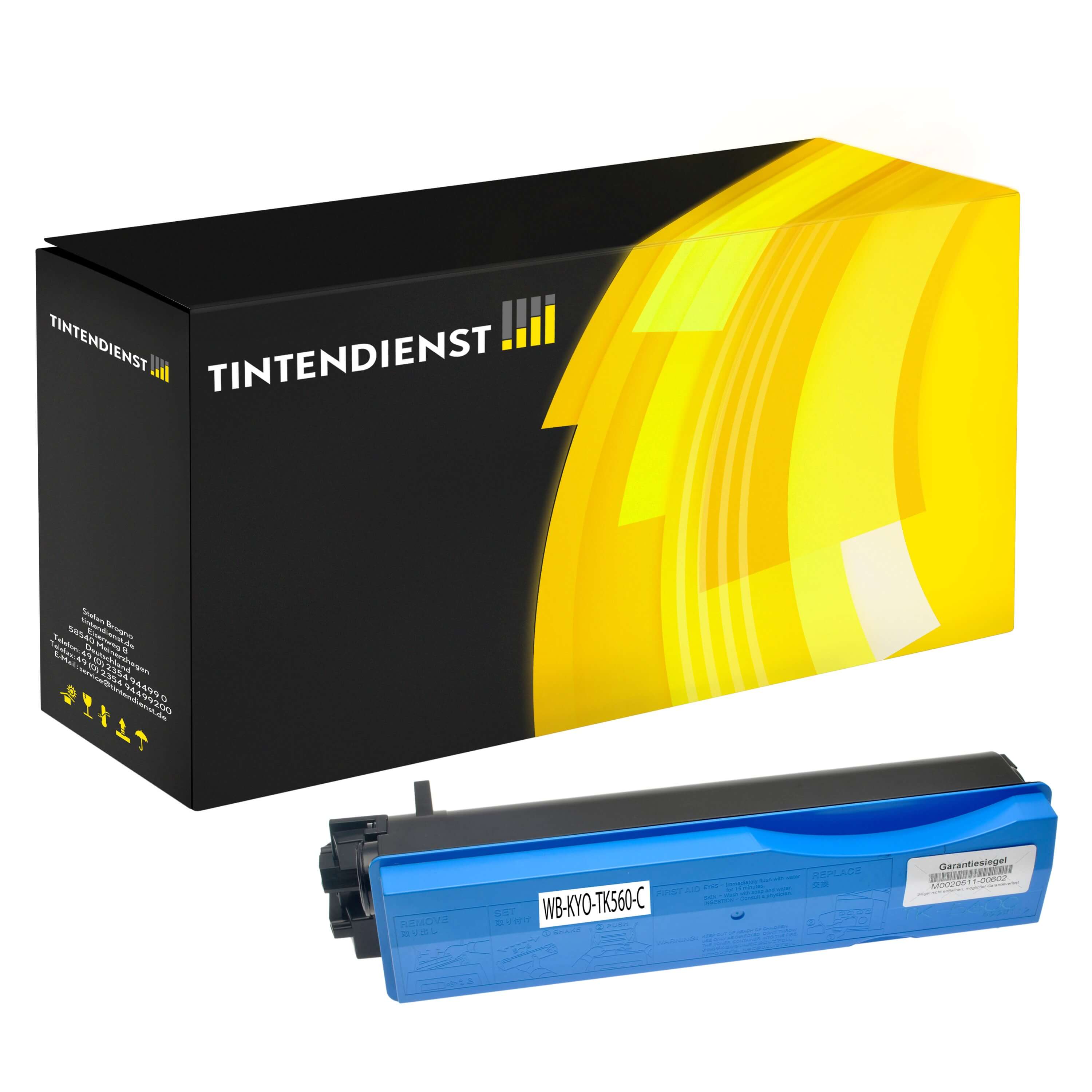 Toner kompatibel zu Kyocera TK-560C, cyan
