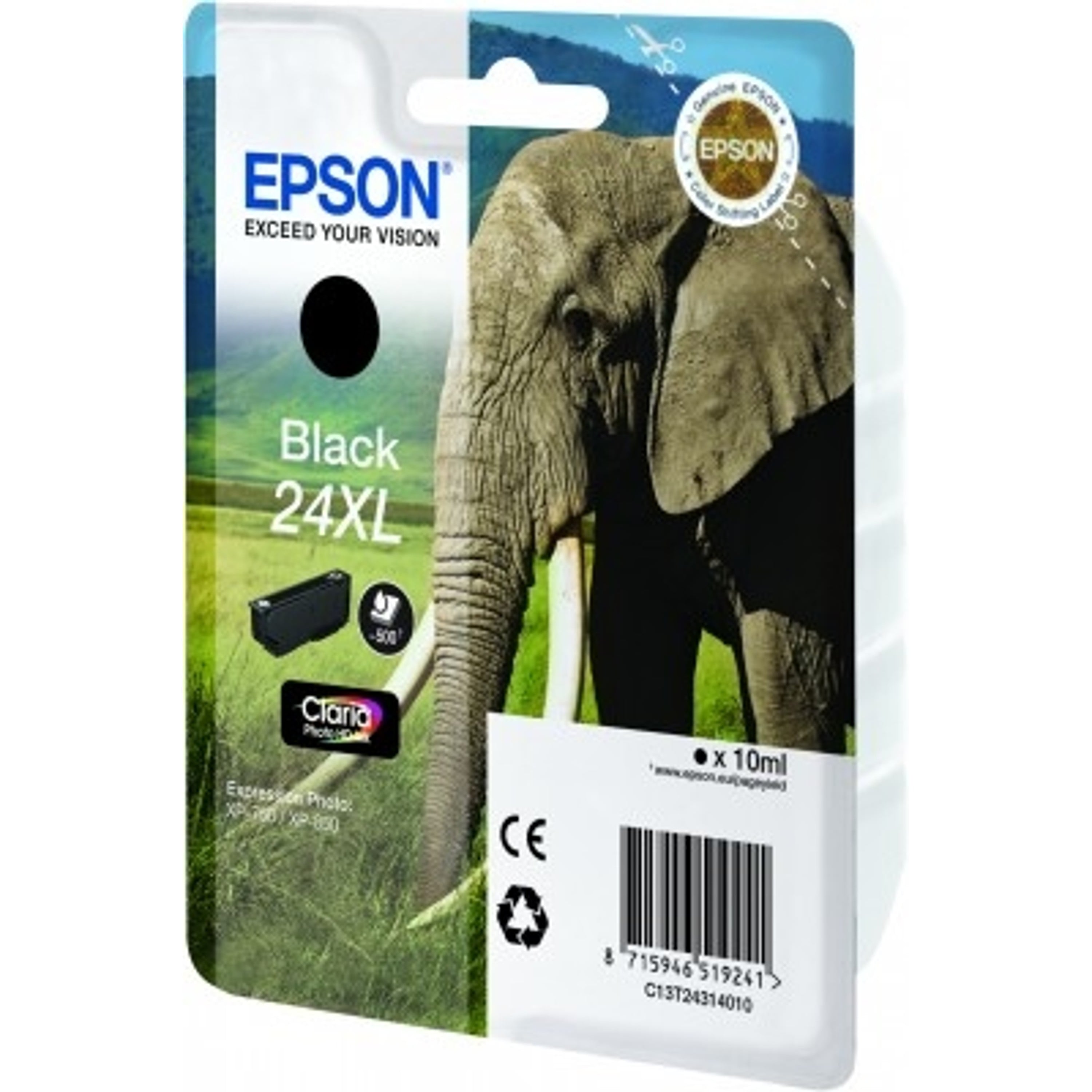 Epson 24XL Druckerpatrone (C13T24314010) schwarz XL – Original Epson