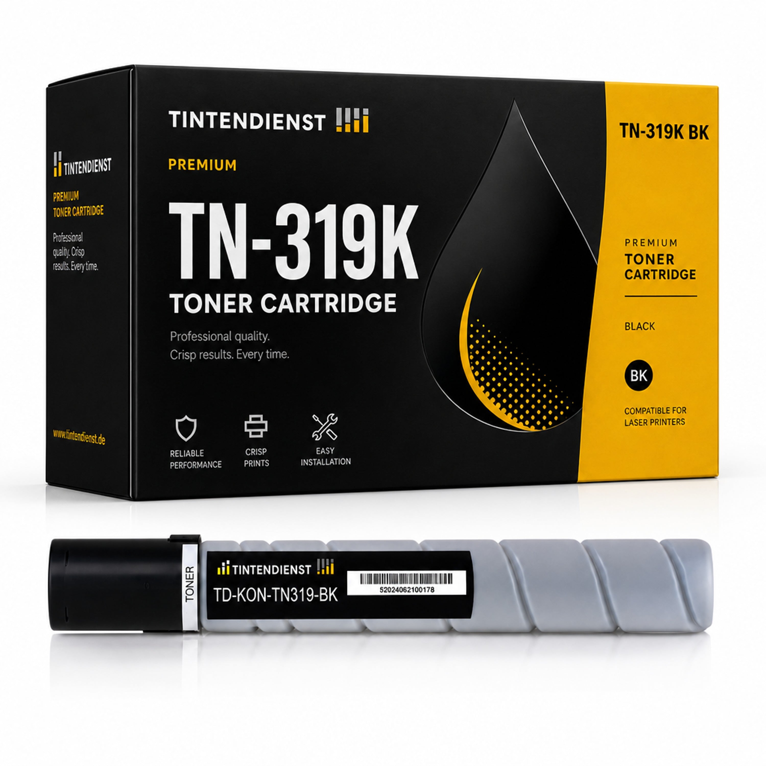 Toner kompatibel zu Konica Minolta TN-319K, schwarz