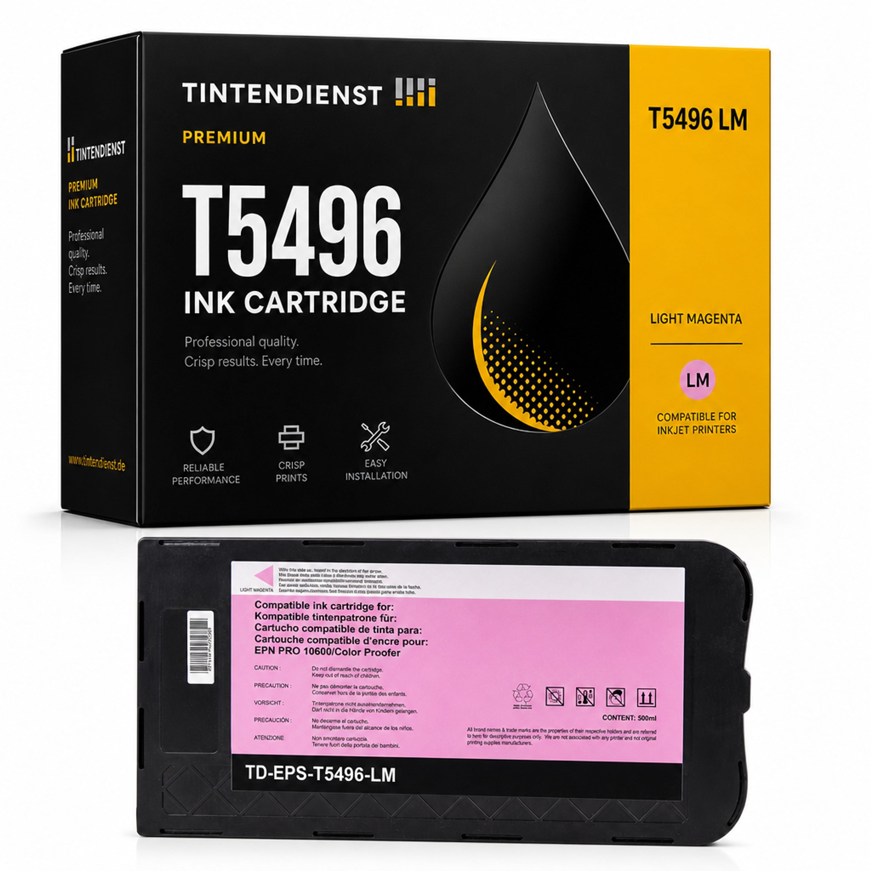 Druckerpatrone kompatibel zu Epson T5496, photo magenta