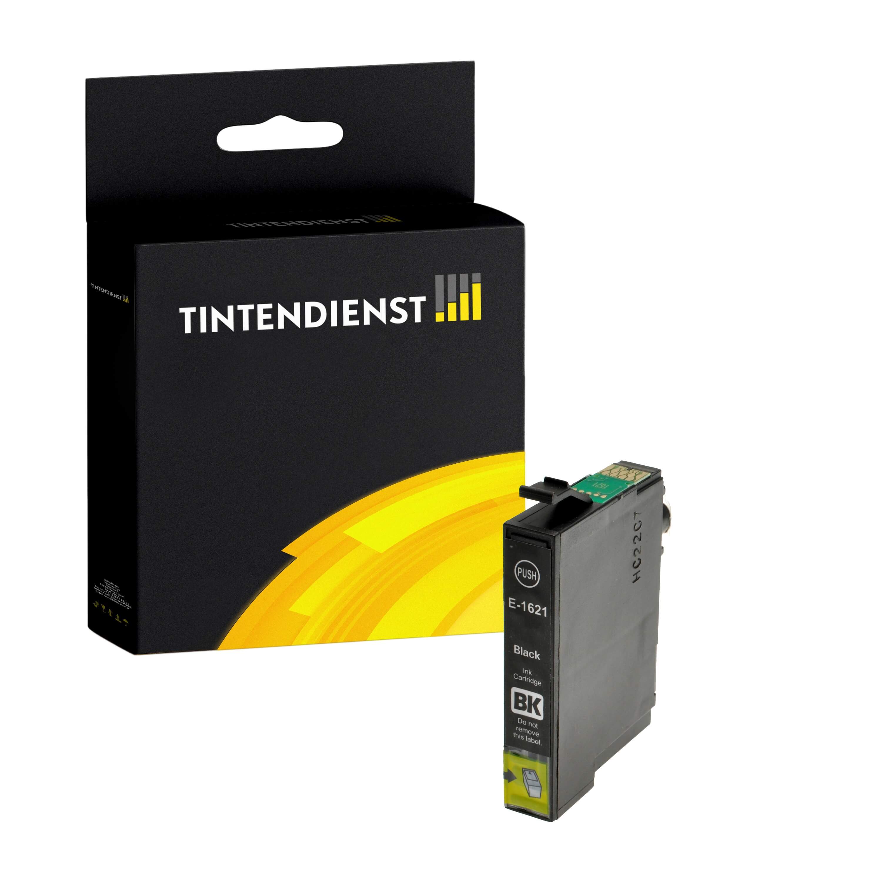 Tintendienst kompatibel für Epson Tintenpatrone C13T16214010 / 16 Schwarz