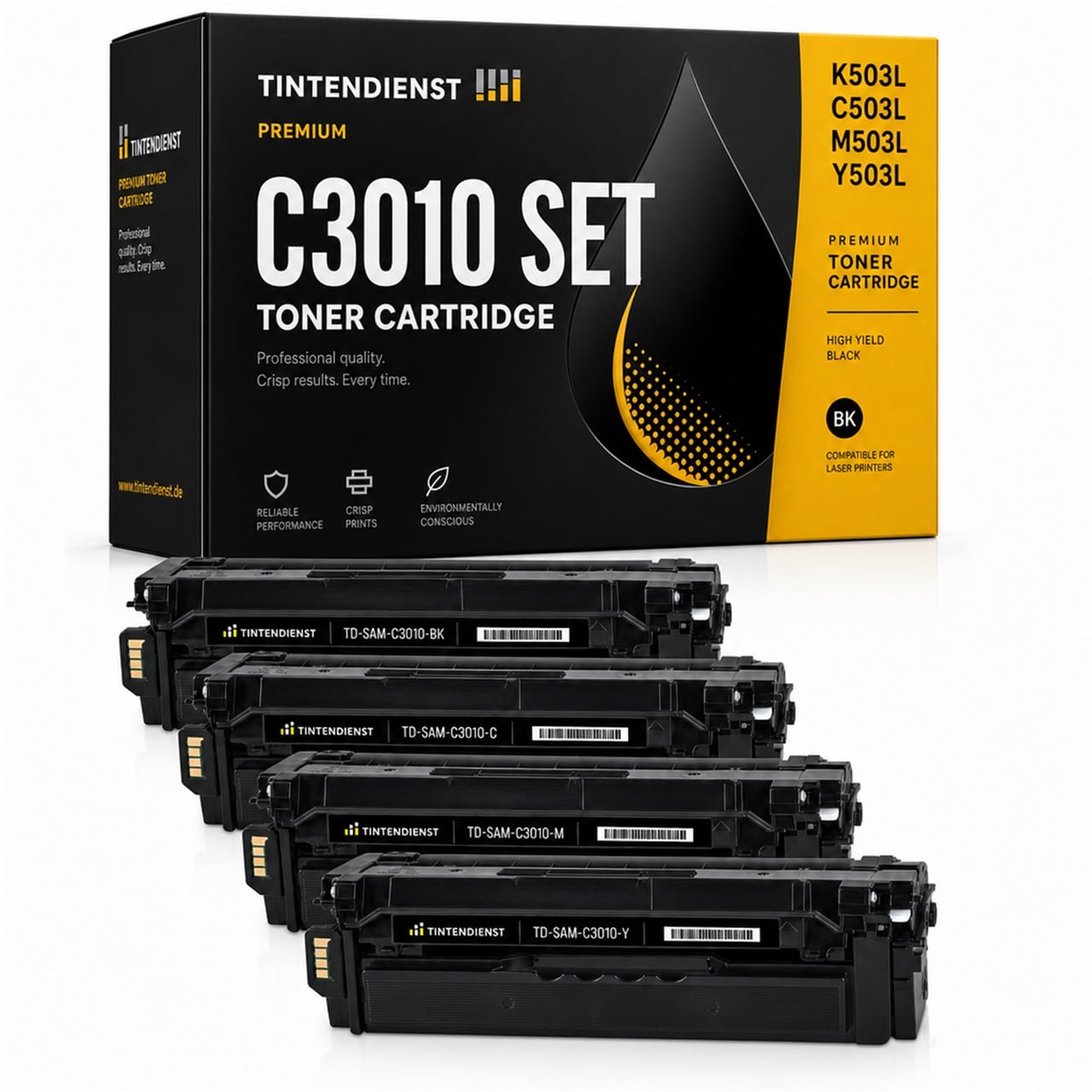 Set kompatibel zu Samsung CLT-K503L/ELS, 4 Toner