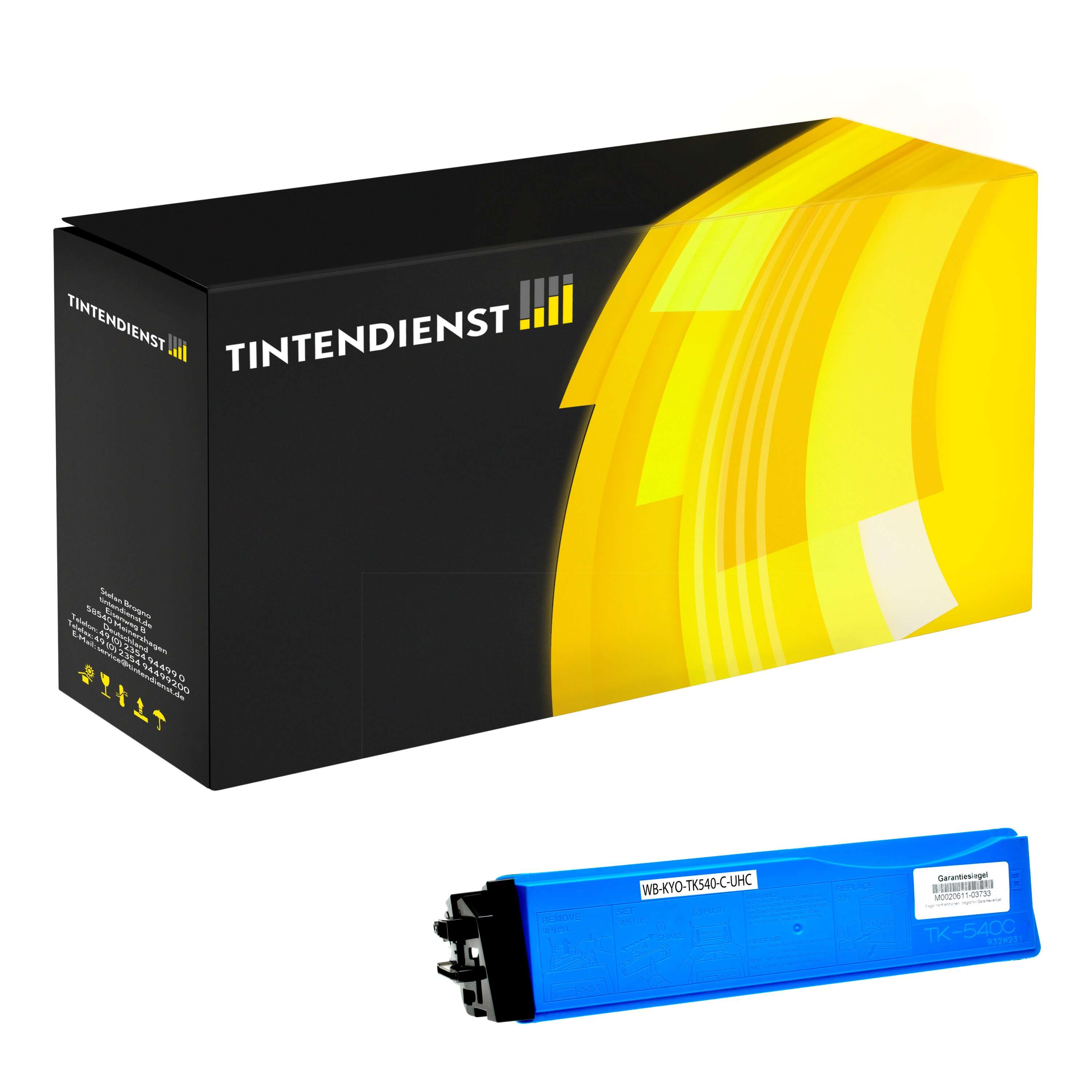 Toner kompatibel zu Kyocera TK-540C XL, cyan