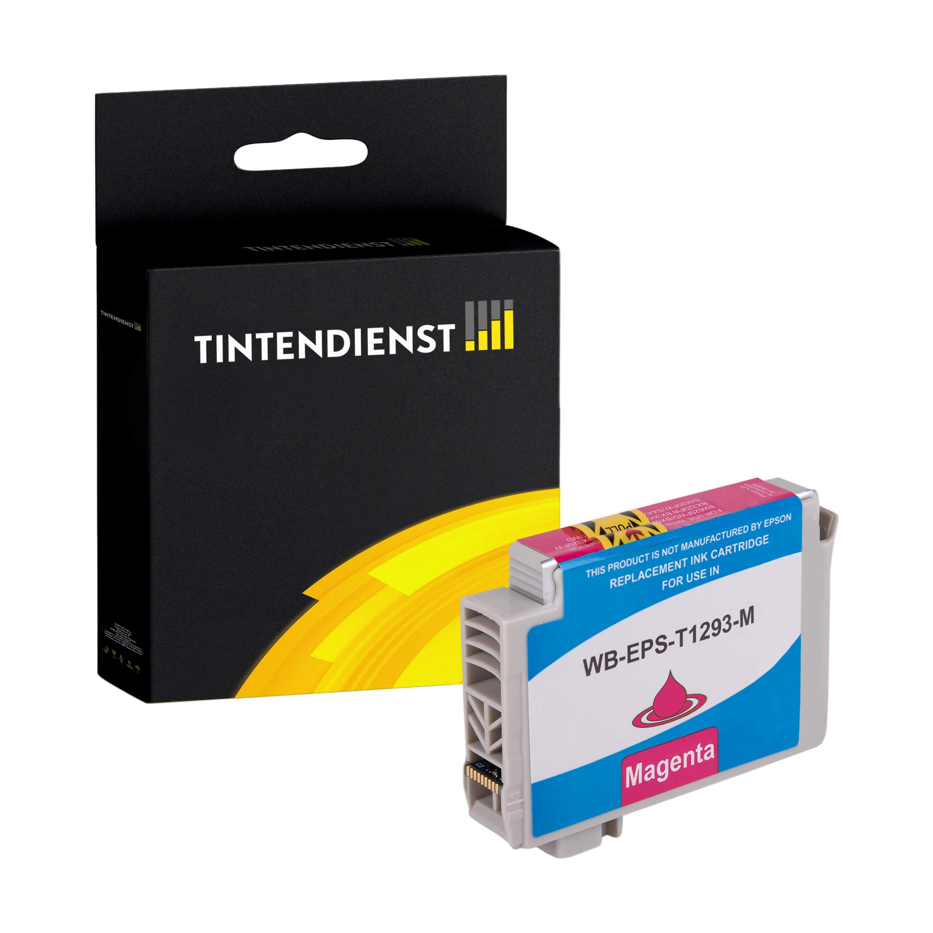 Tintendienst kompatibel für Epson Tintenpatrone C13T12934010 / T1293 Magenta