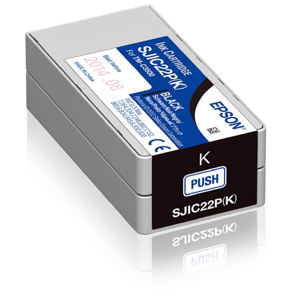 Original Epson Tintenpatrone C33S020601 / SJI-C-22-P-(K) Schwarz