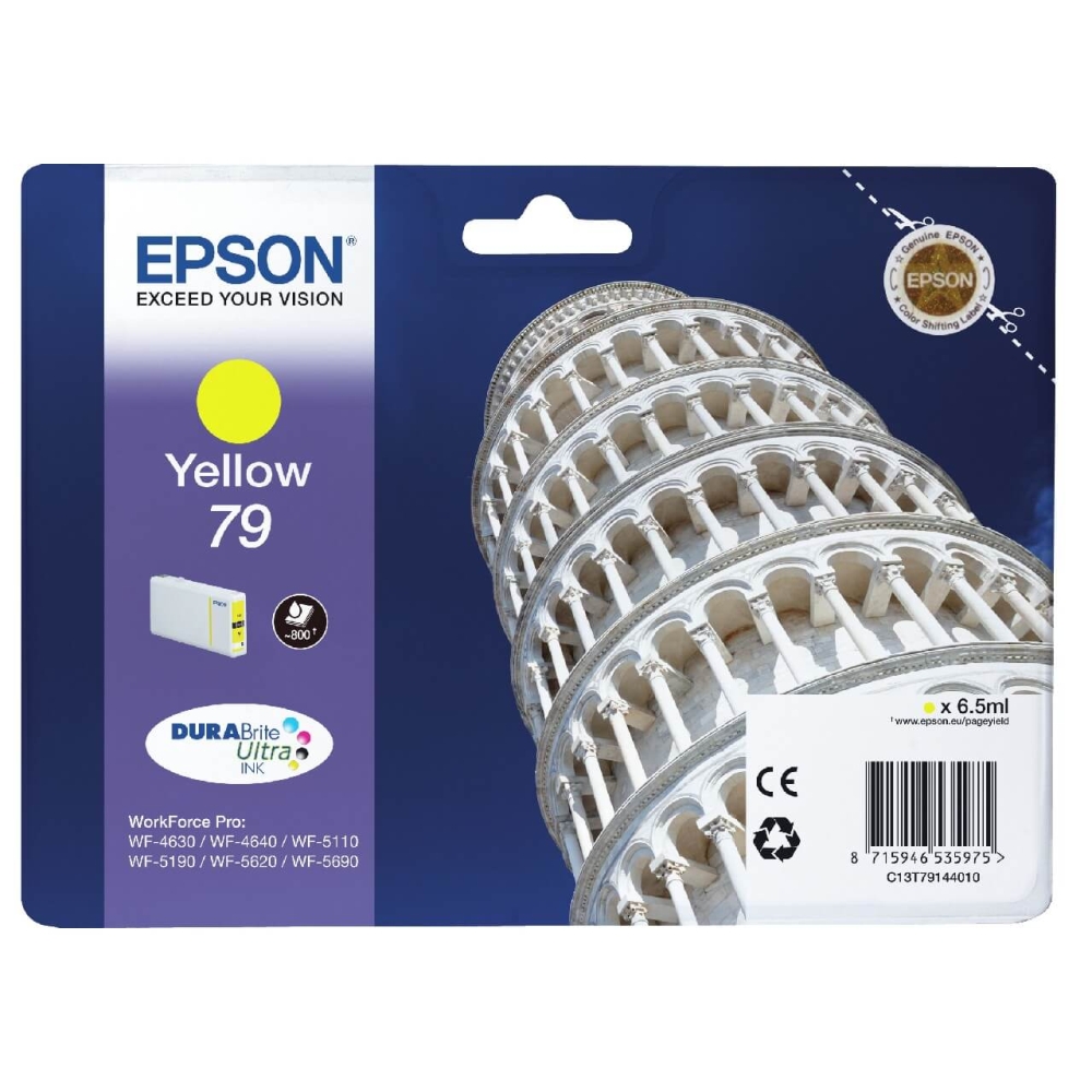 Original Epson Tintenpatrone C13T79144010 / 79 Gelb