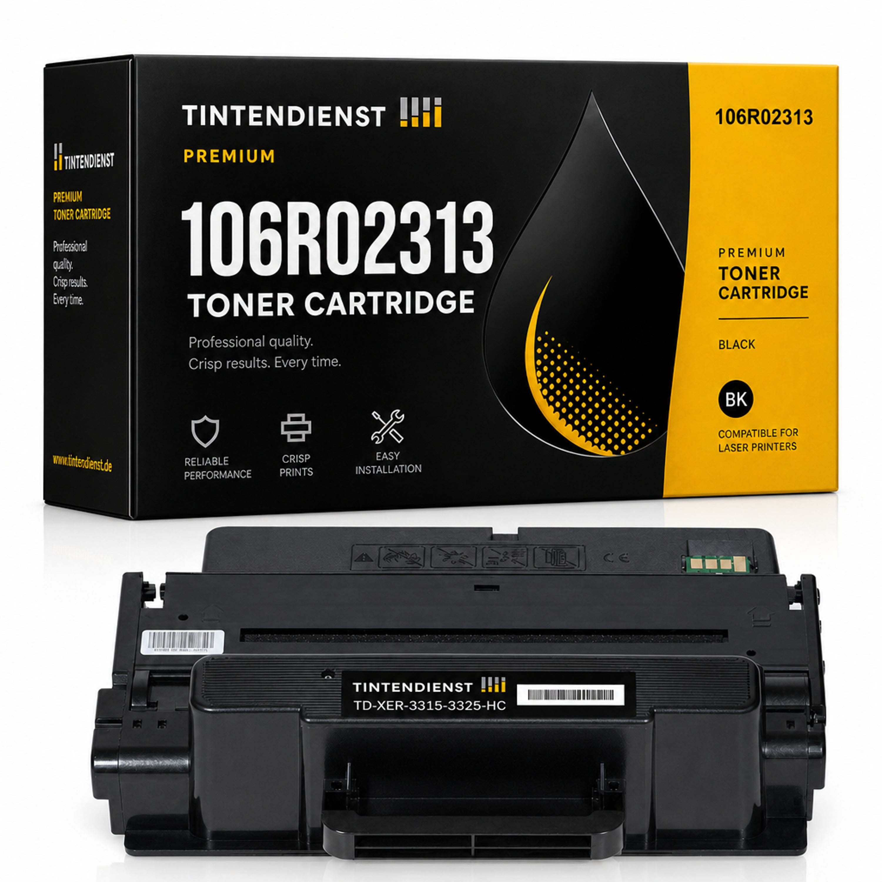 Toner kompatibel zu Xerox 106R02313, schwarz
