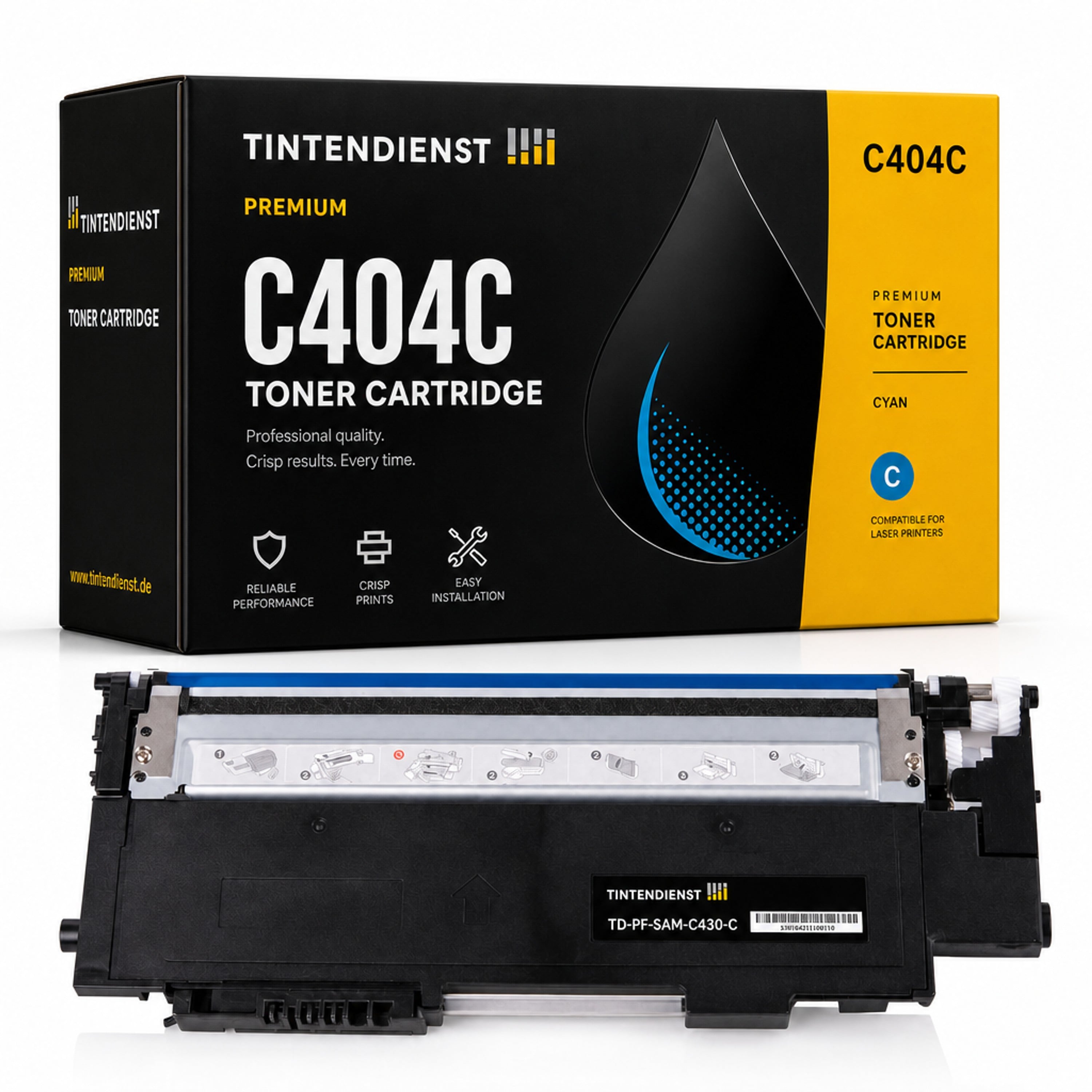 Toner kompatibel zu Samsung C404S, cyan