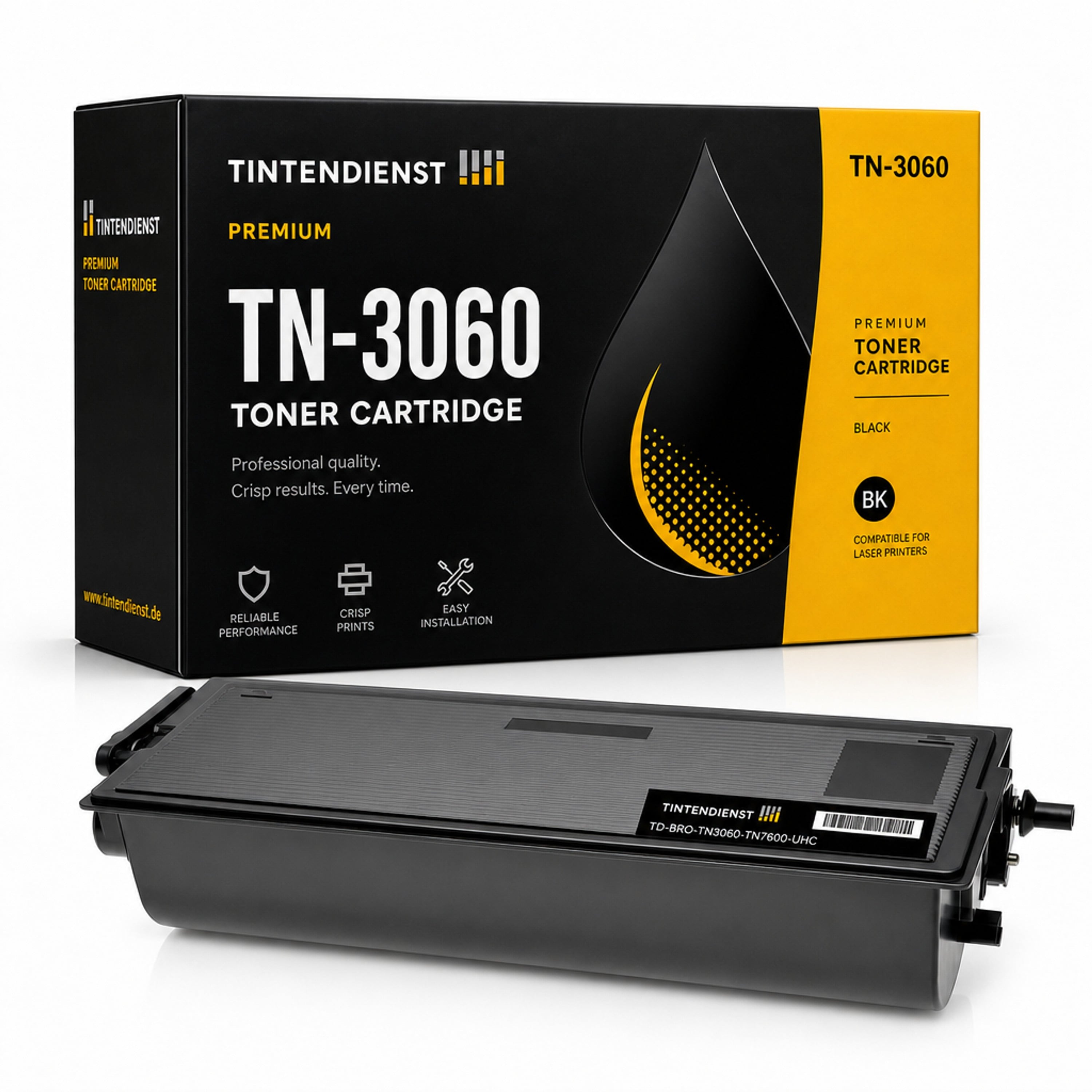 Toner kompatibel zu Brother TN-3060 XL, schwarz