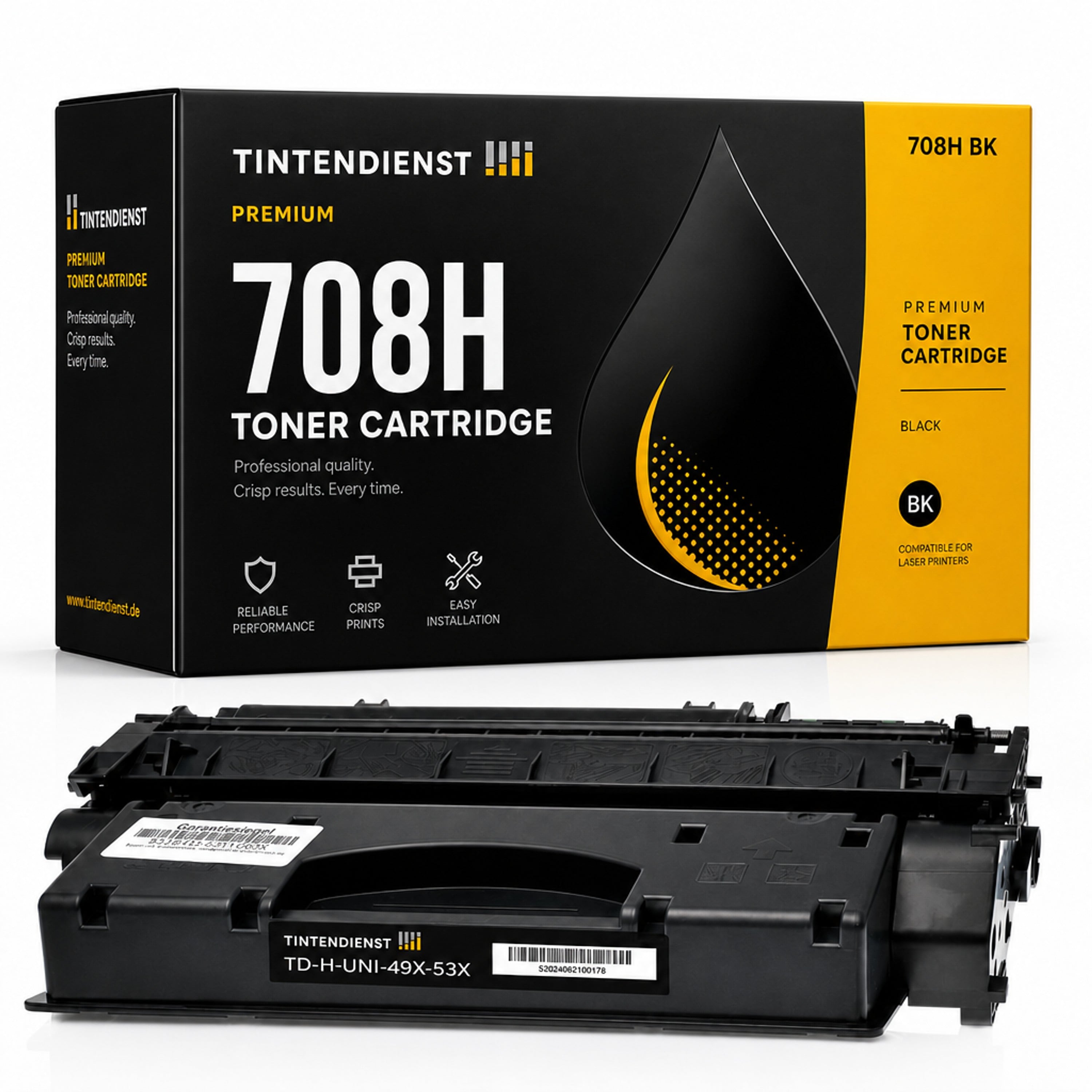 Toner kompatibel zu Canon 708H, schwarz