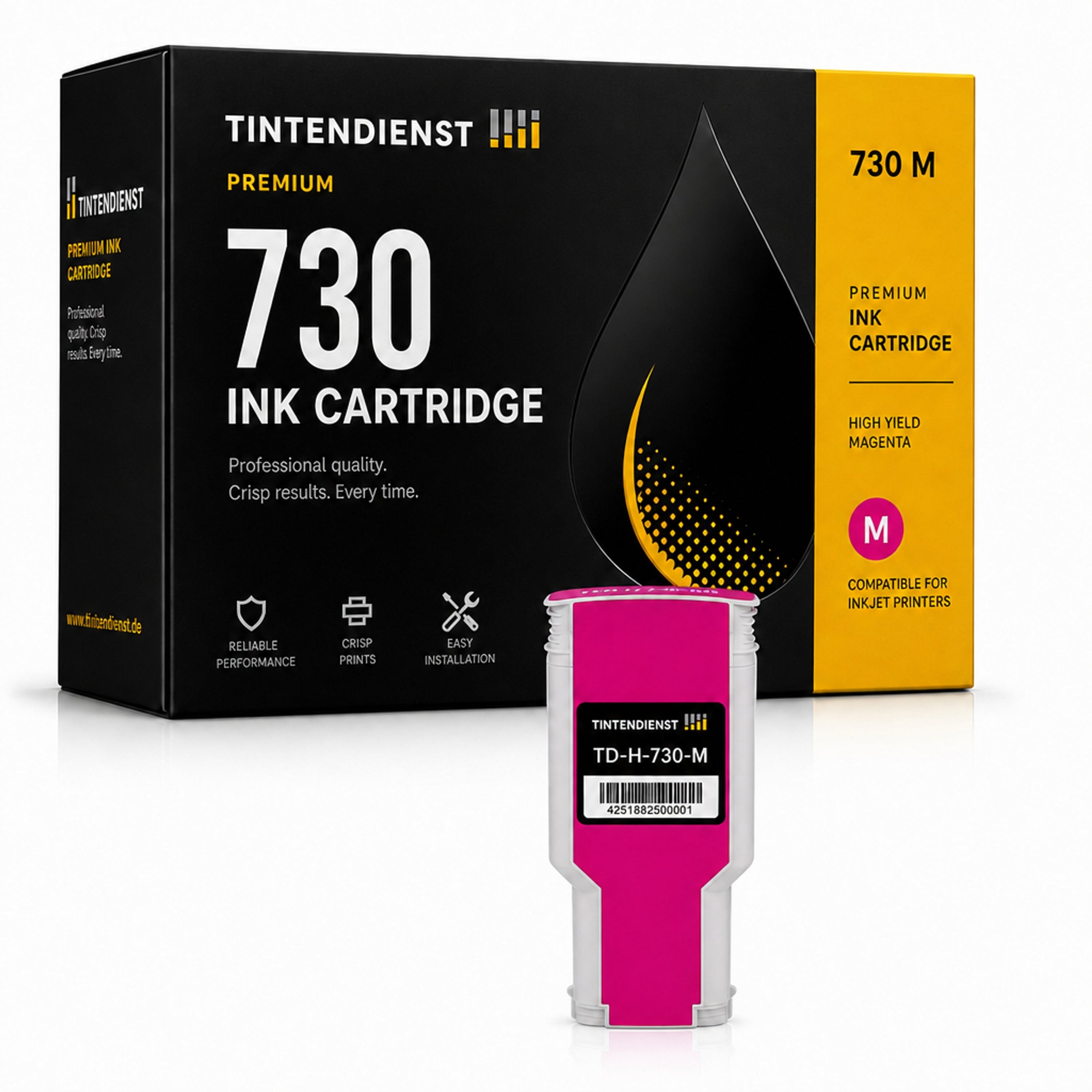 HP 730 Druckerpatrone (P2V69A) magenta – Tintendienst kompatibel