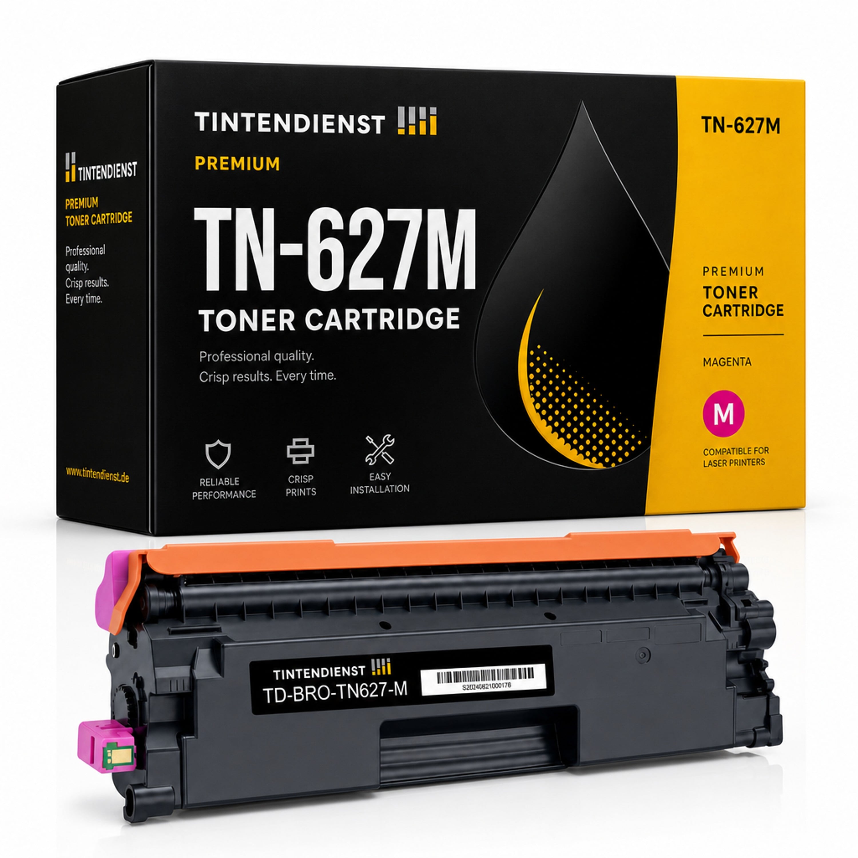 Toner kompatibel zu Brother TN-627M, magenta