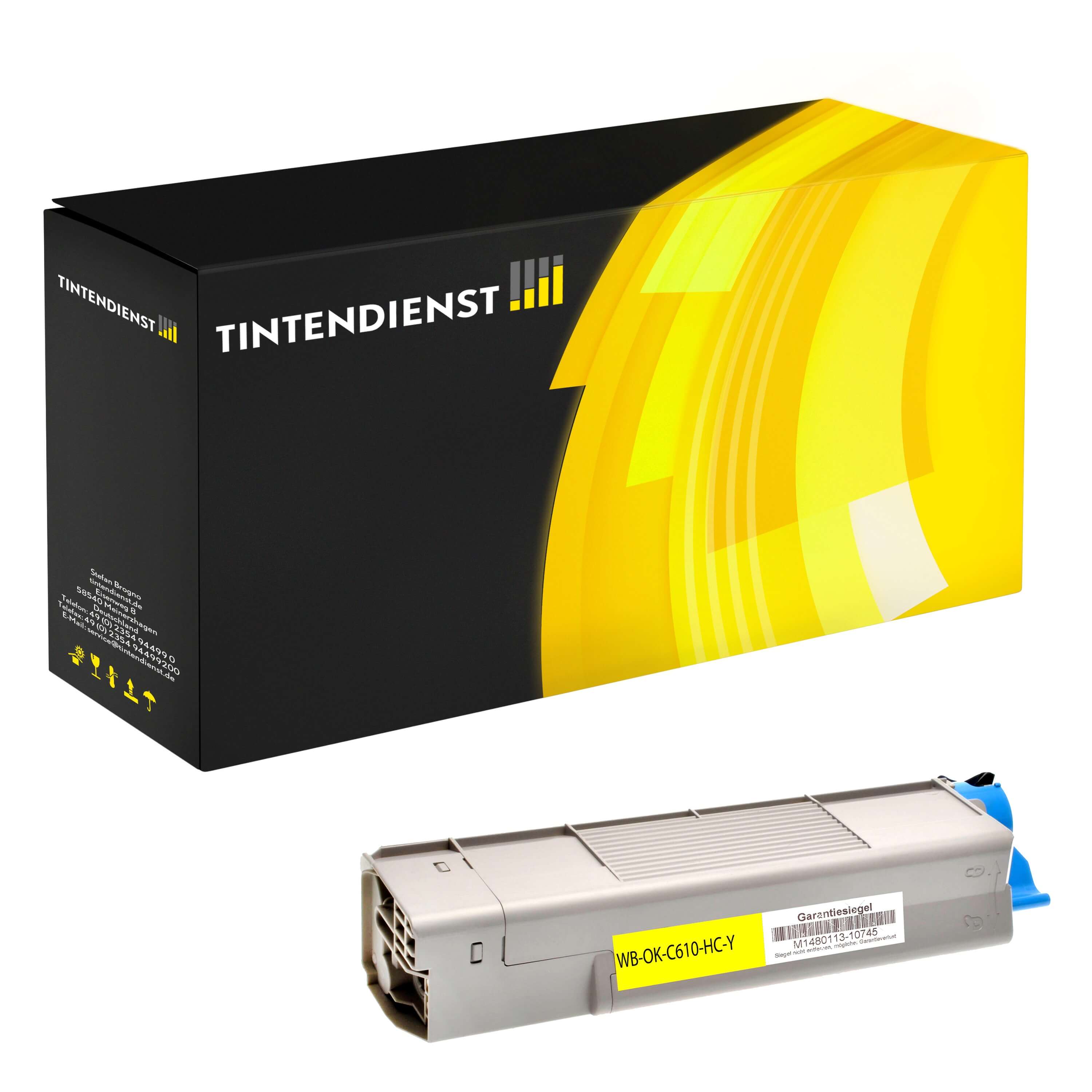Toner kompatibel zu OKI 44315305 XL, gelb