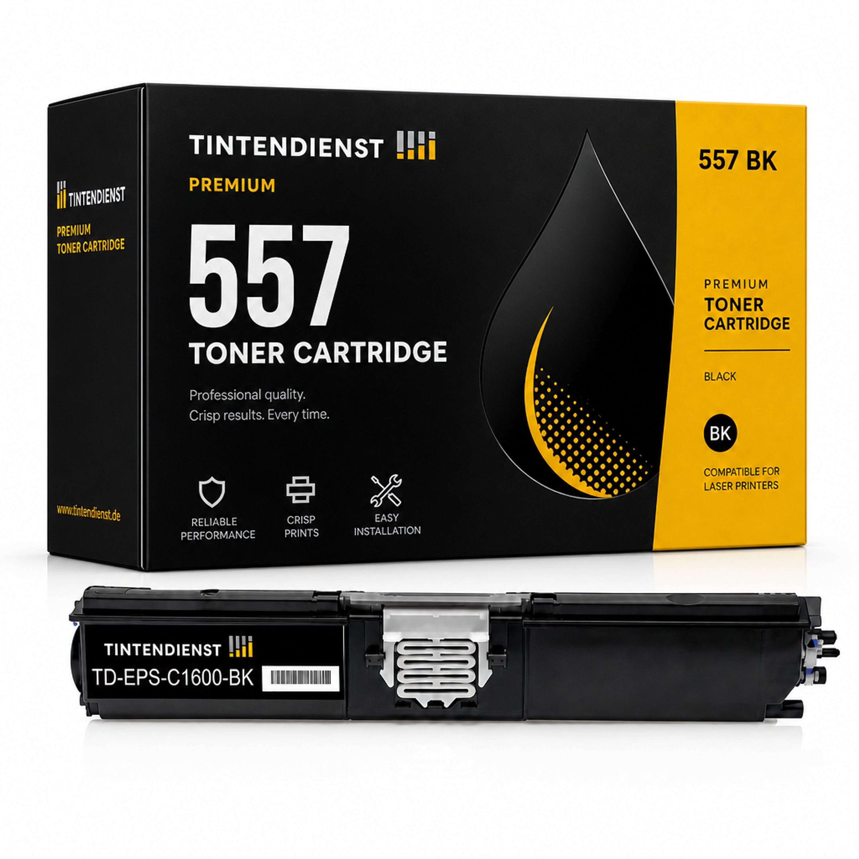 Toner kompatibel zu Epson 557, schwarz