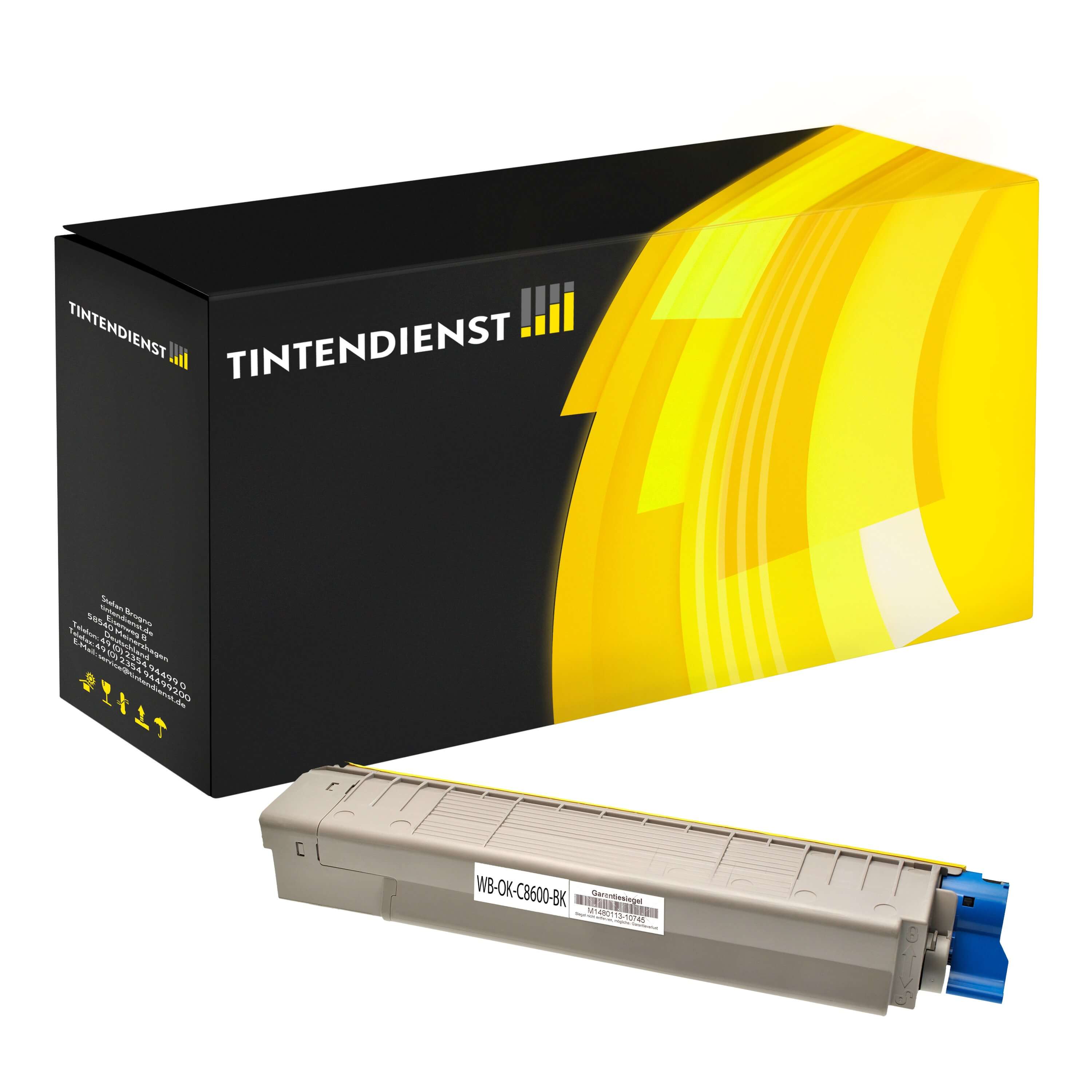 Toner kompatibel zu OKI 43487712 XL, schwarz