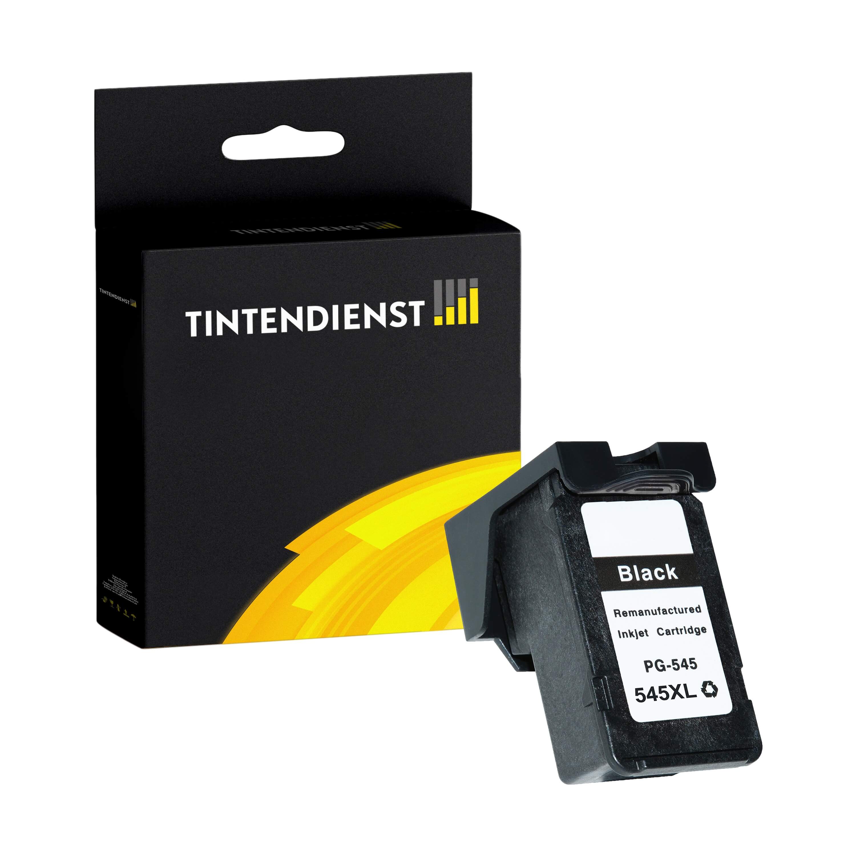 Tintendienst kompatibel für Canon Tintenpatrone 8286B001 / PG-545XL Schwarz [XL Füllmenge]
